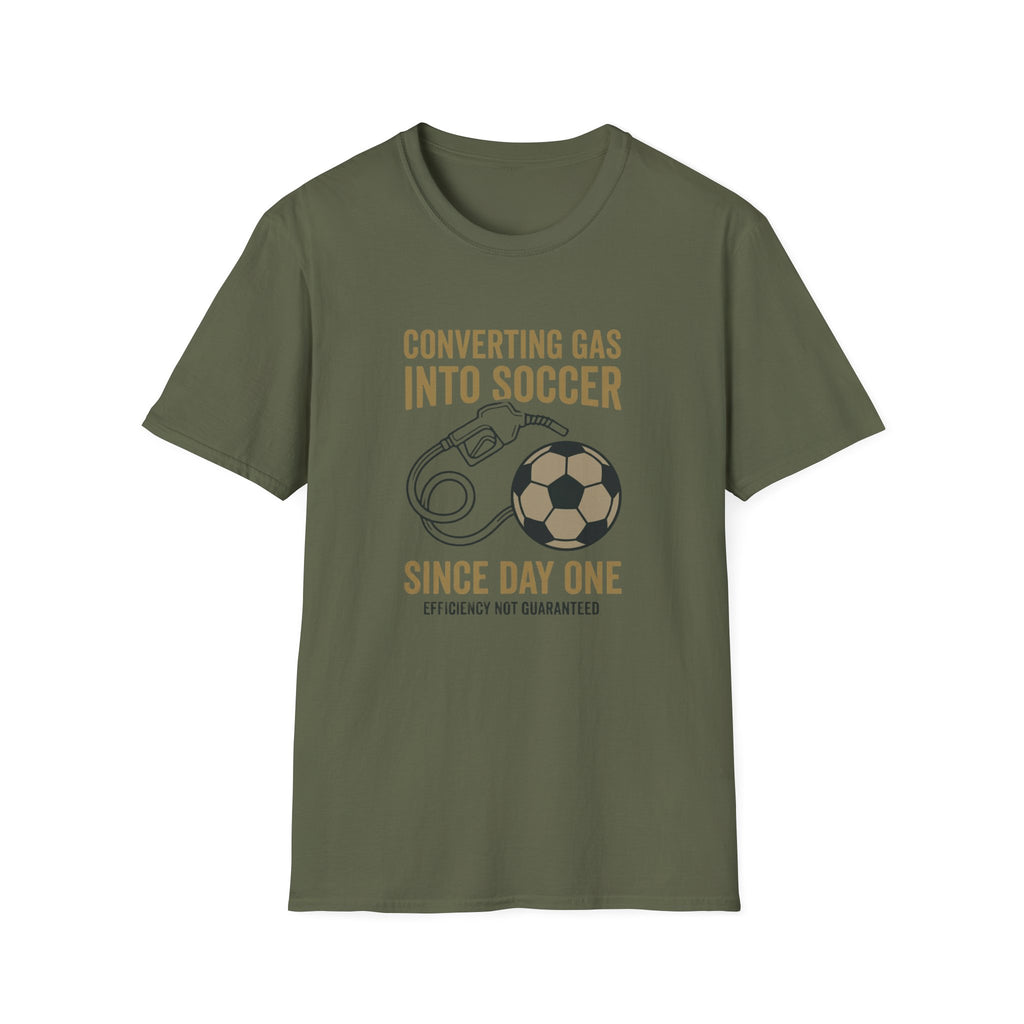 Converting Gas Into Soccer T-Shirt