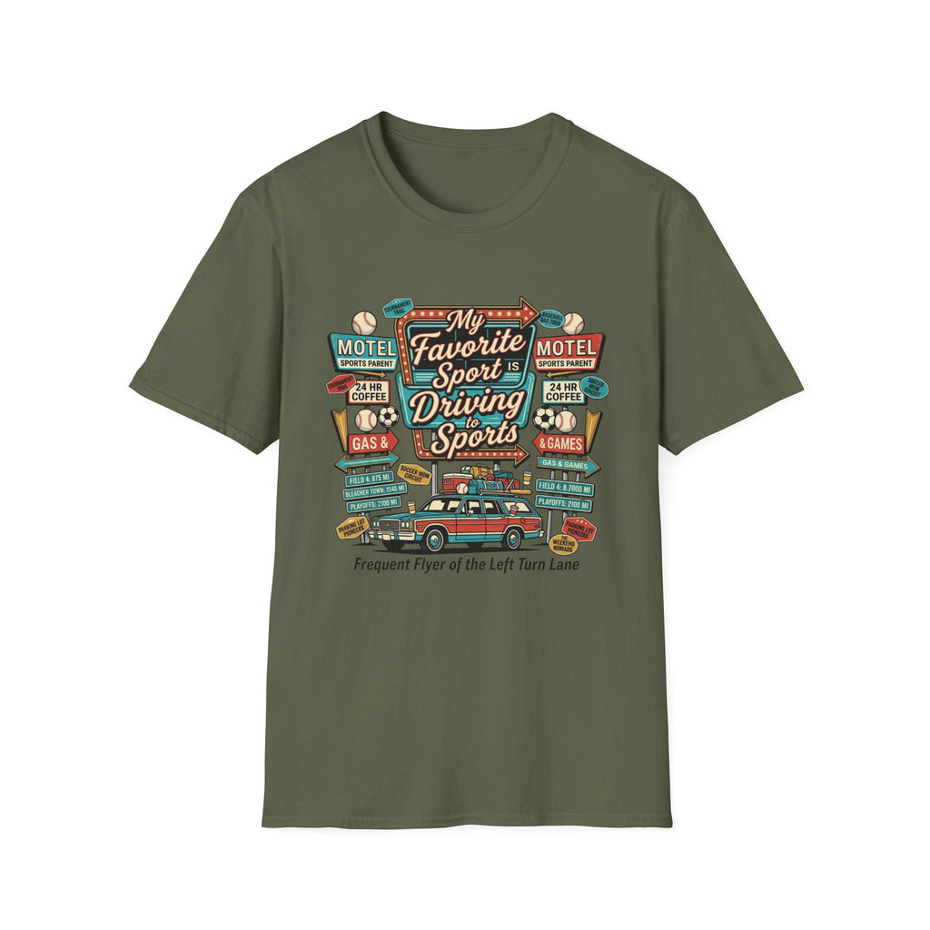 Driving to Sports T‑Shirt