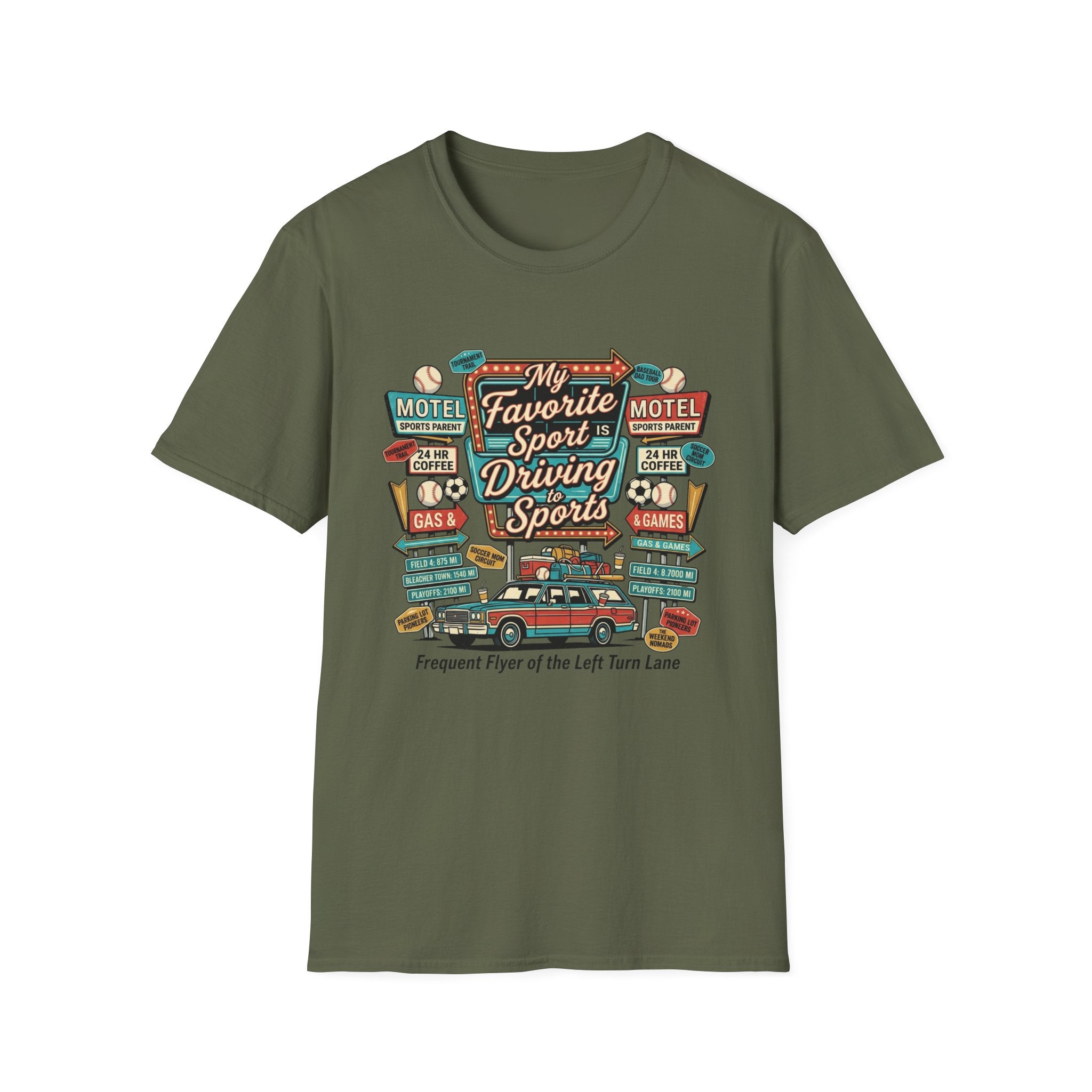 Driving to Sports T‑Shirt