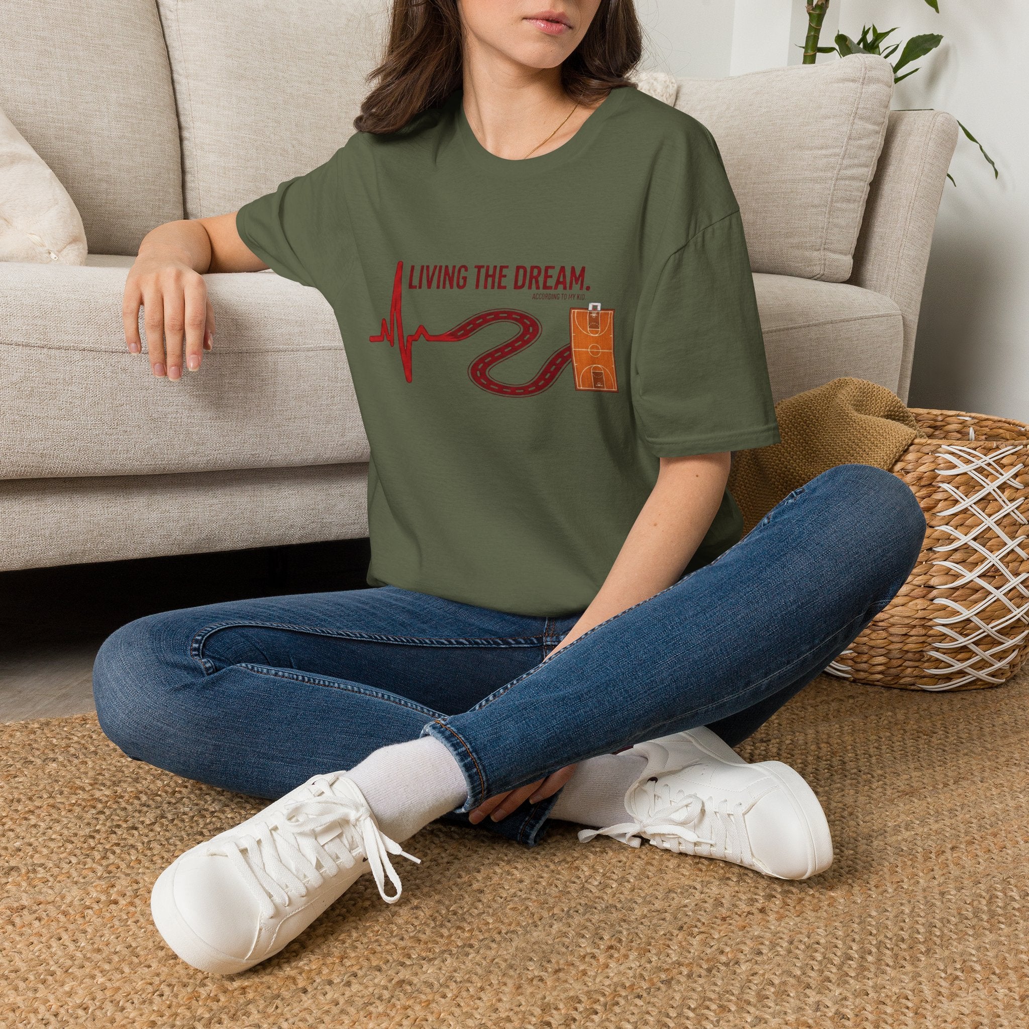 "Living the Dream" Basketball T-Shirt