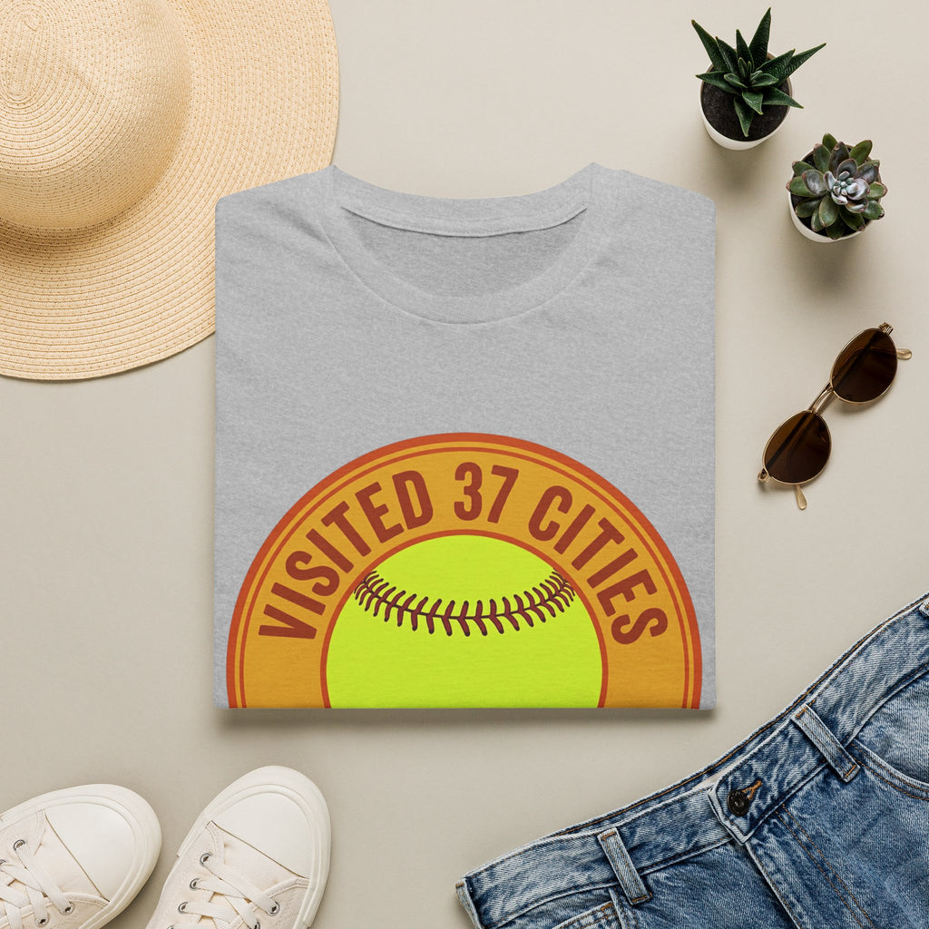 Visited 37 Cities Baseball T-Shirt