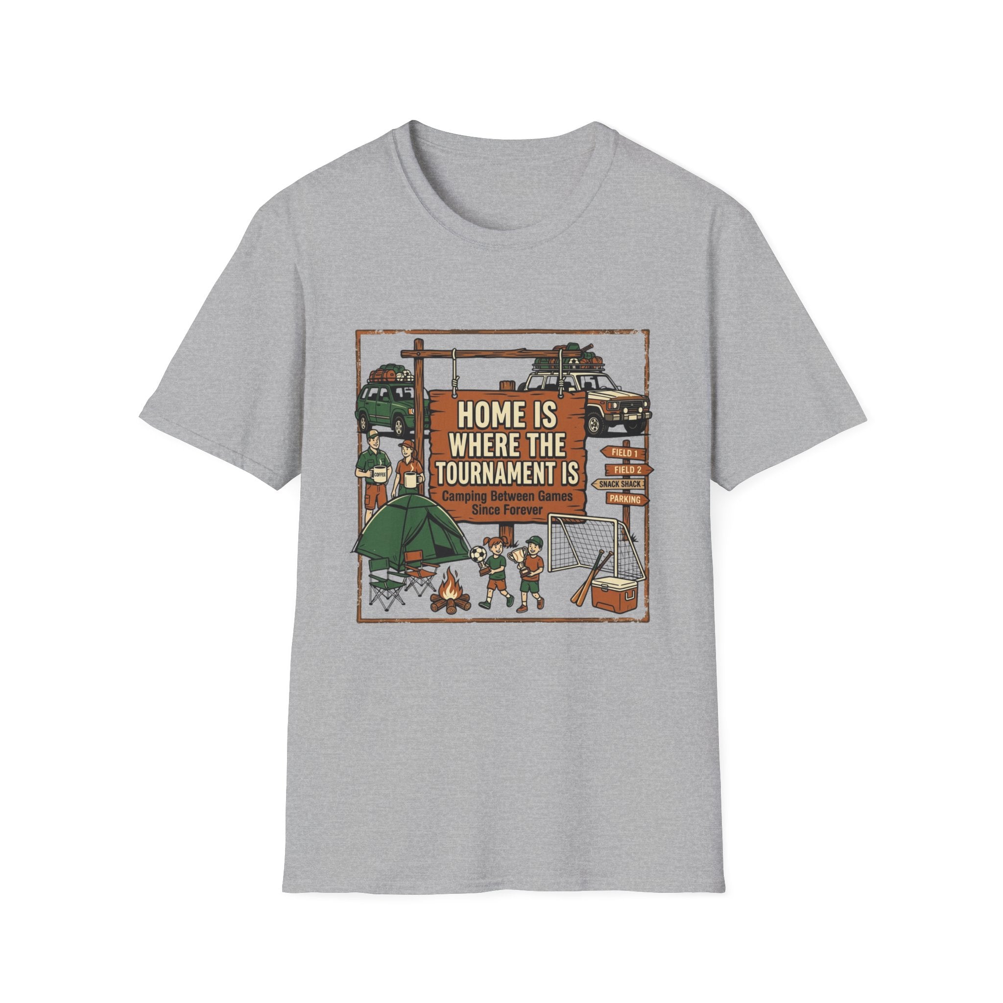 Home Is Where The Tournament Is Fishing T-Shirt