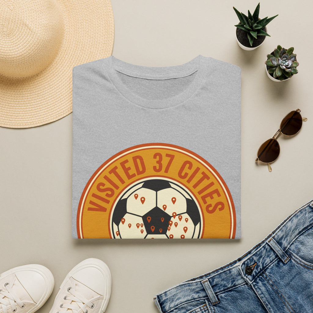 Visited 37 Cities Soccer T-Shirt