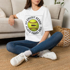 Softball 'My Credit Score Plays Travel Ball' T-Shirt