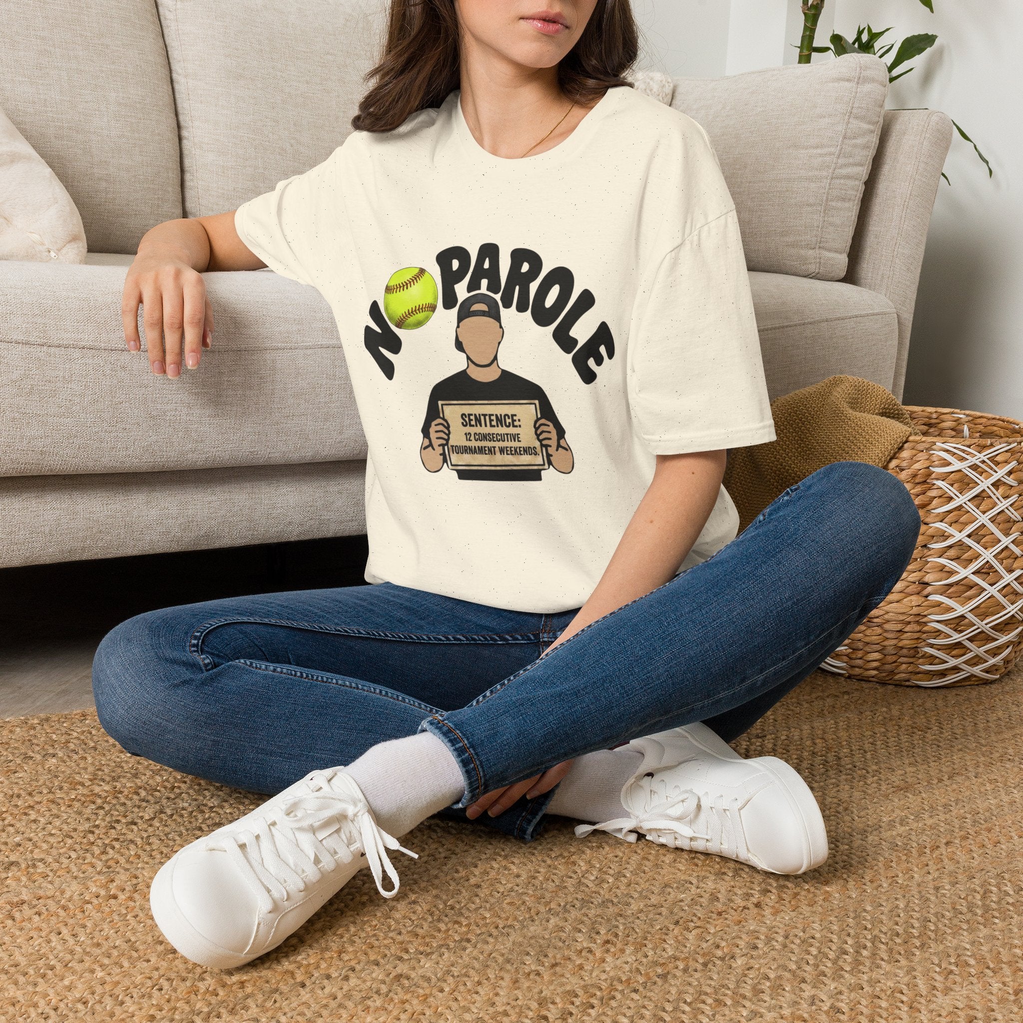 No Parole Softball T-Shirt