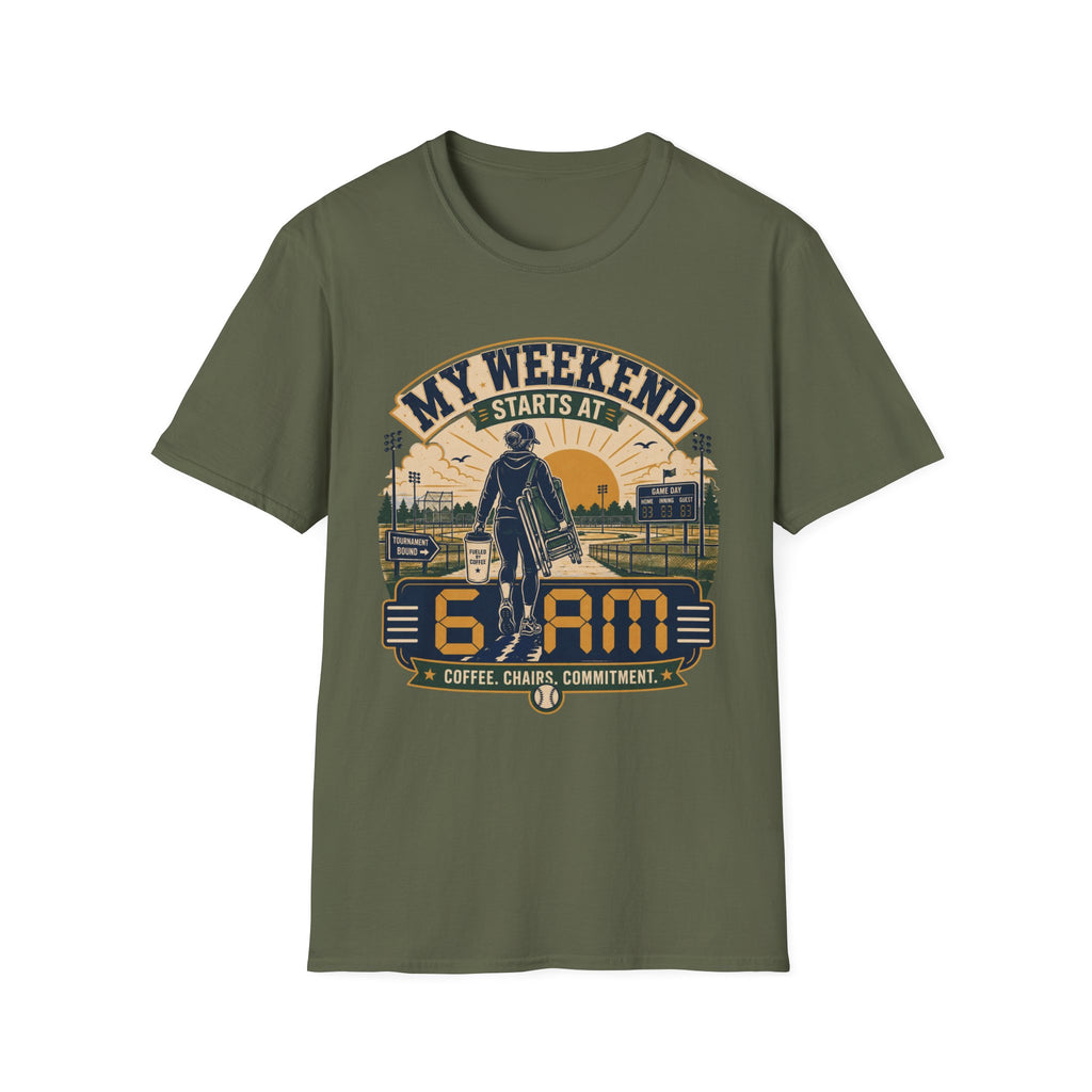 My Weekend Starts At 6am T-Shirt