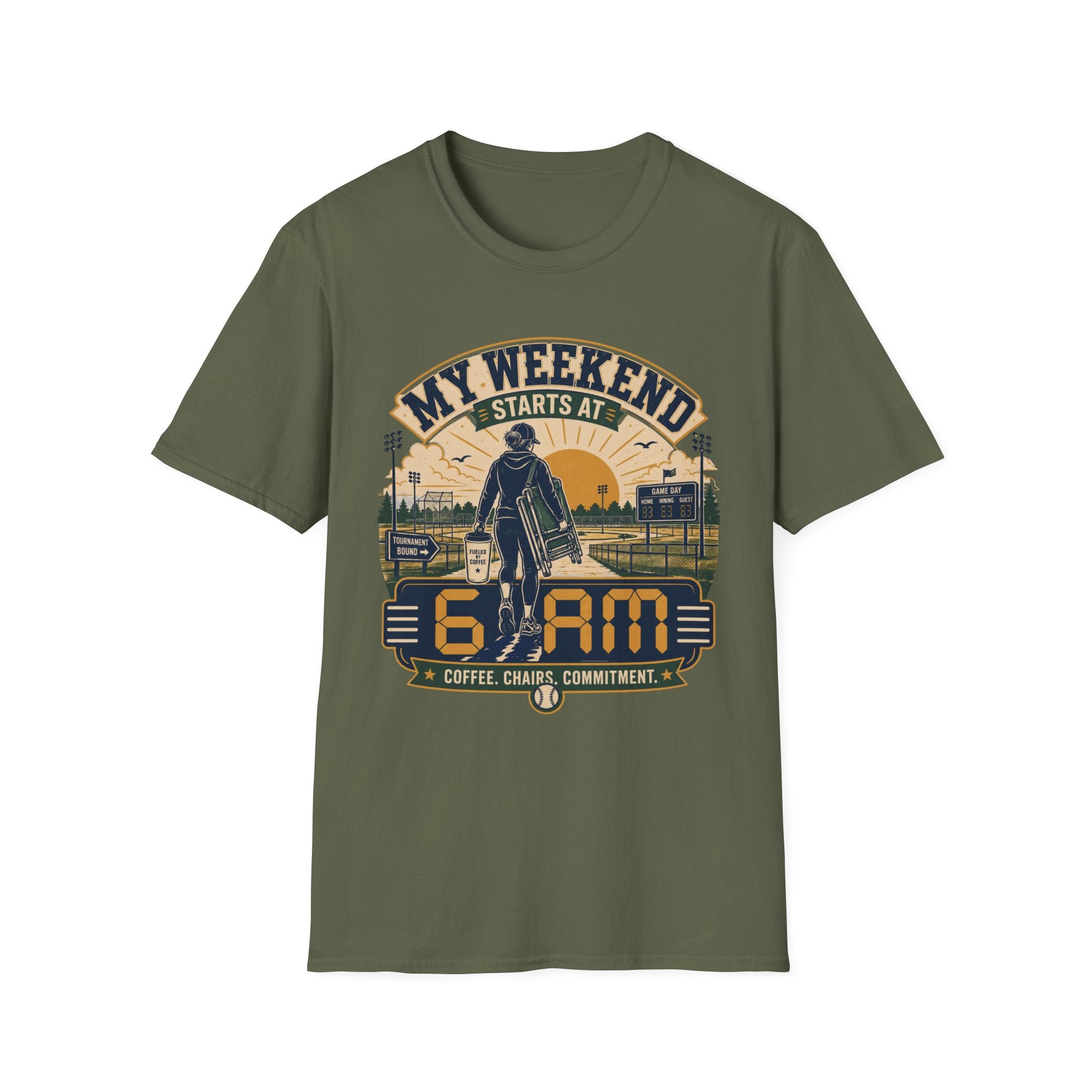My Weekend Starts At 6am T-Shirt