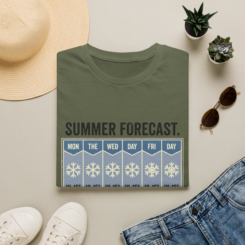 "Summer Forecast: Indoor Winter" Hockey T-Shirt