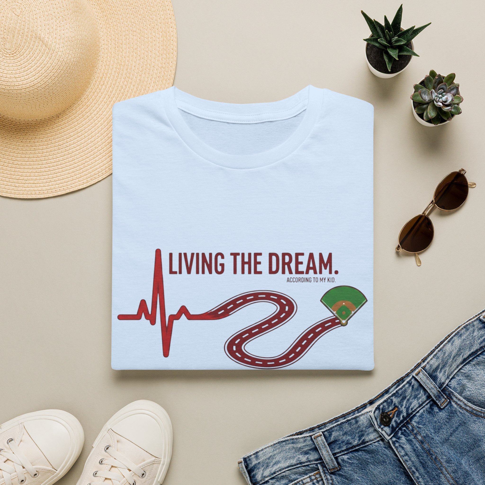 Baseball 'Living The Dream' T-Shirt