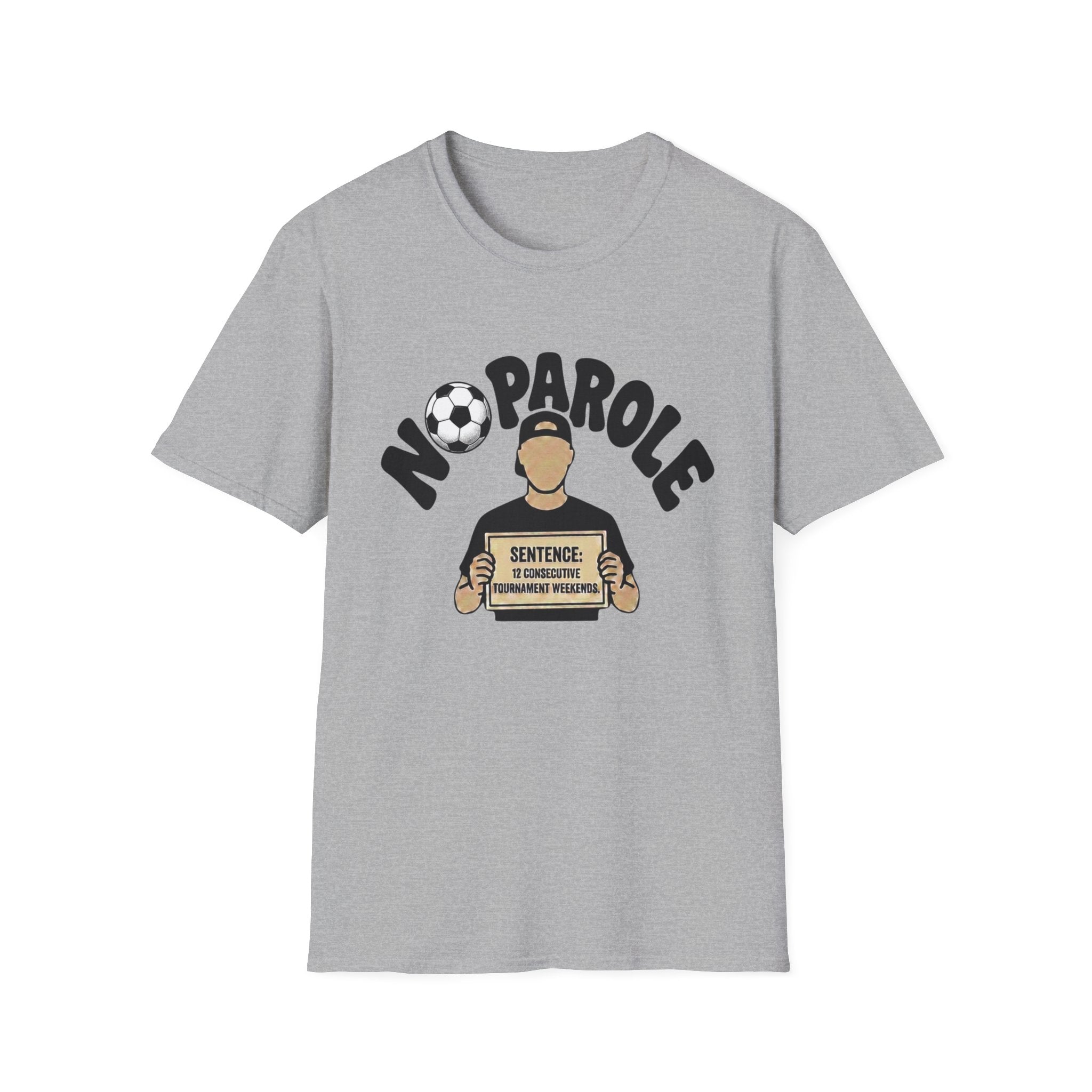 No Parole Soccer T‑Shirt