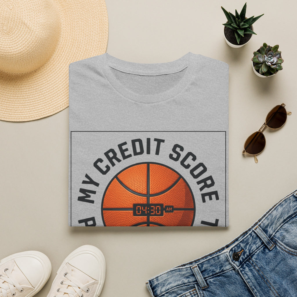 Basketball 'My Credit Score Plays Travel Ball' T-Shirt