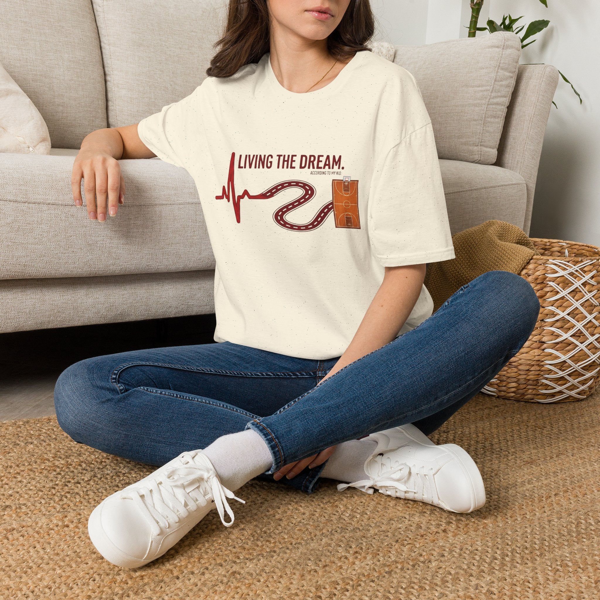 "Living the Dream" Basketball T-Shirt