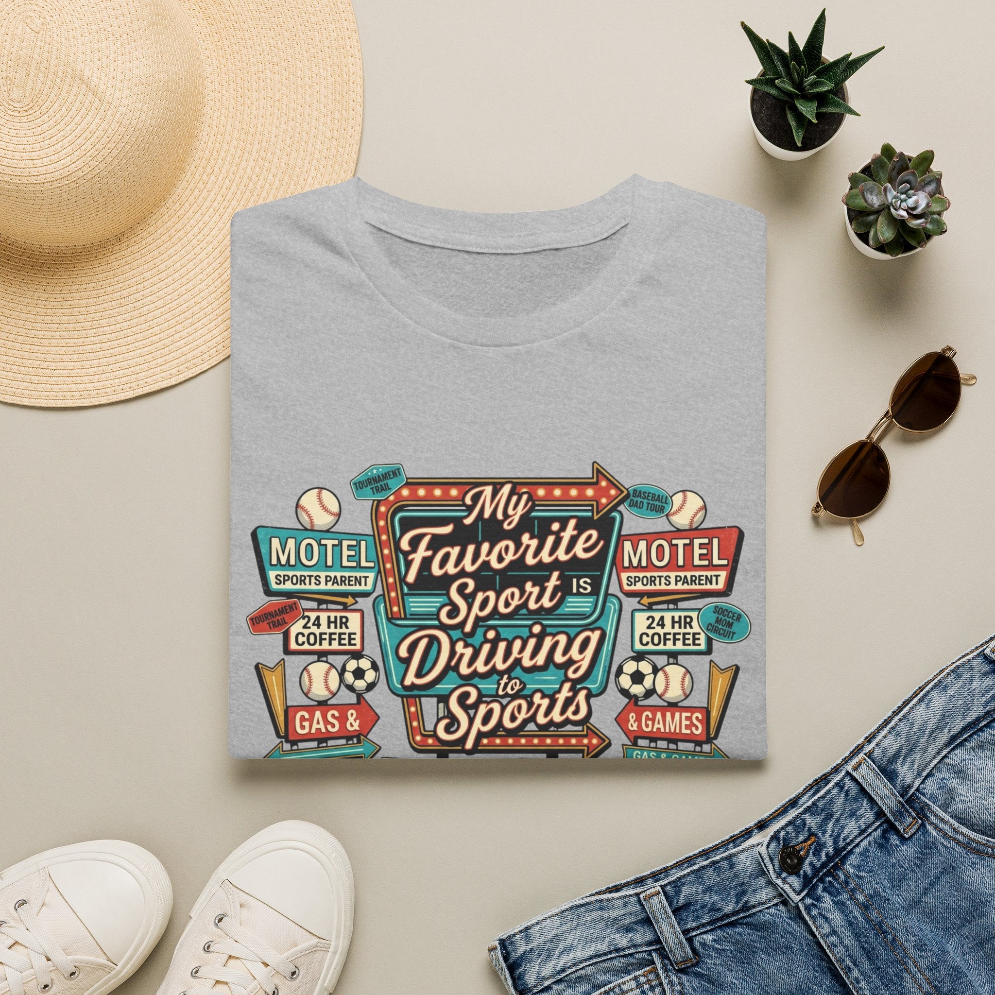 Driving to Sports T‑Shirt