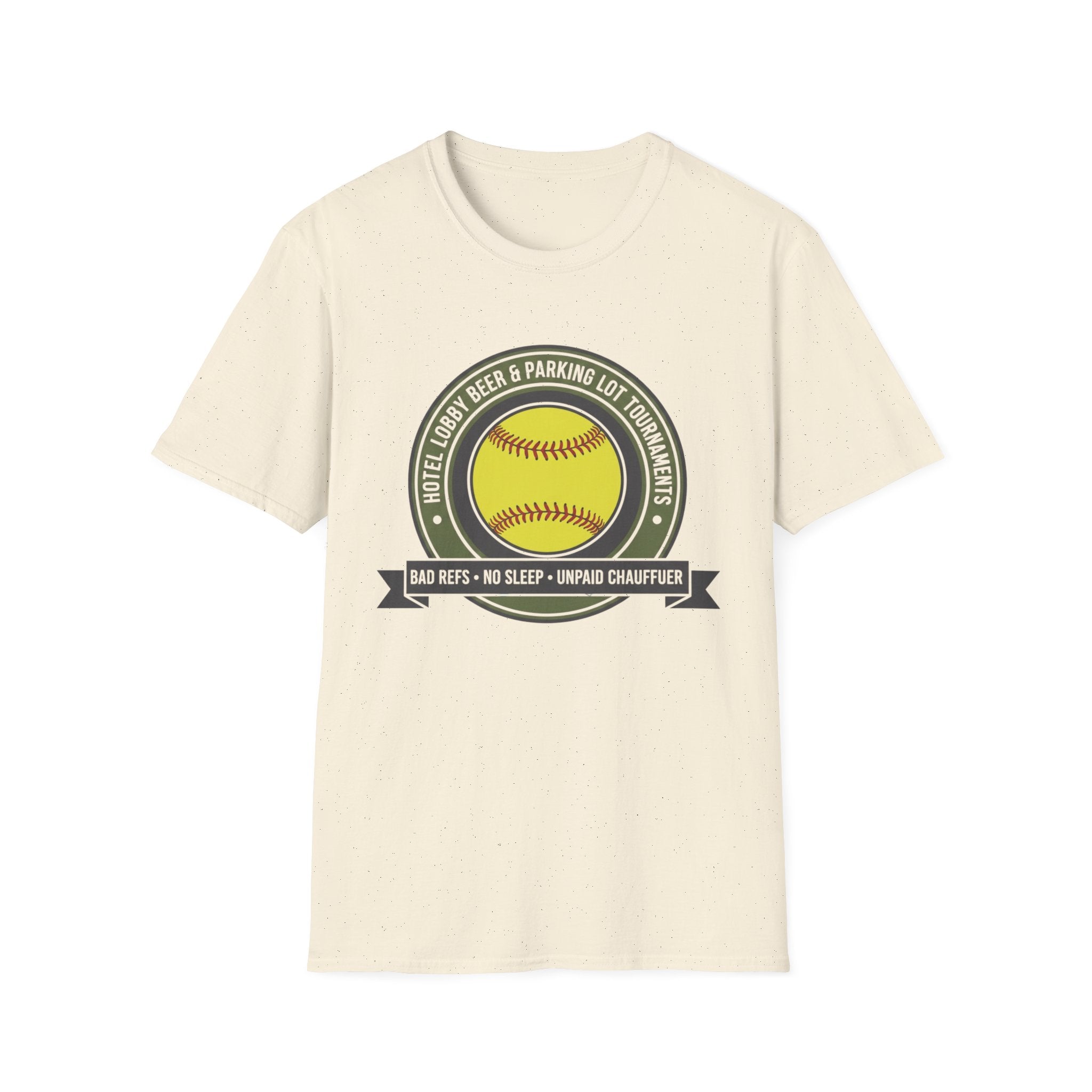Softball “Hotel Lobby Beer & Parking Lot Tournaments” T-Shirt