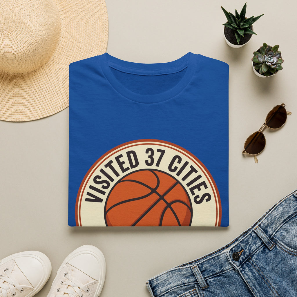 Visited 37 Cities, Basketball T-Shirt
