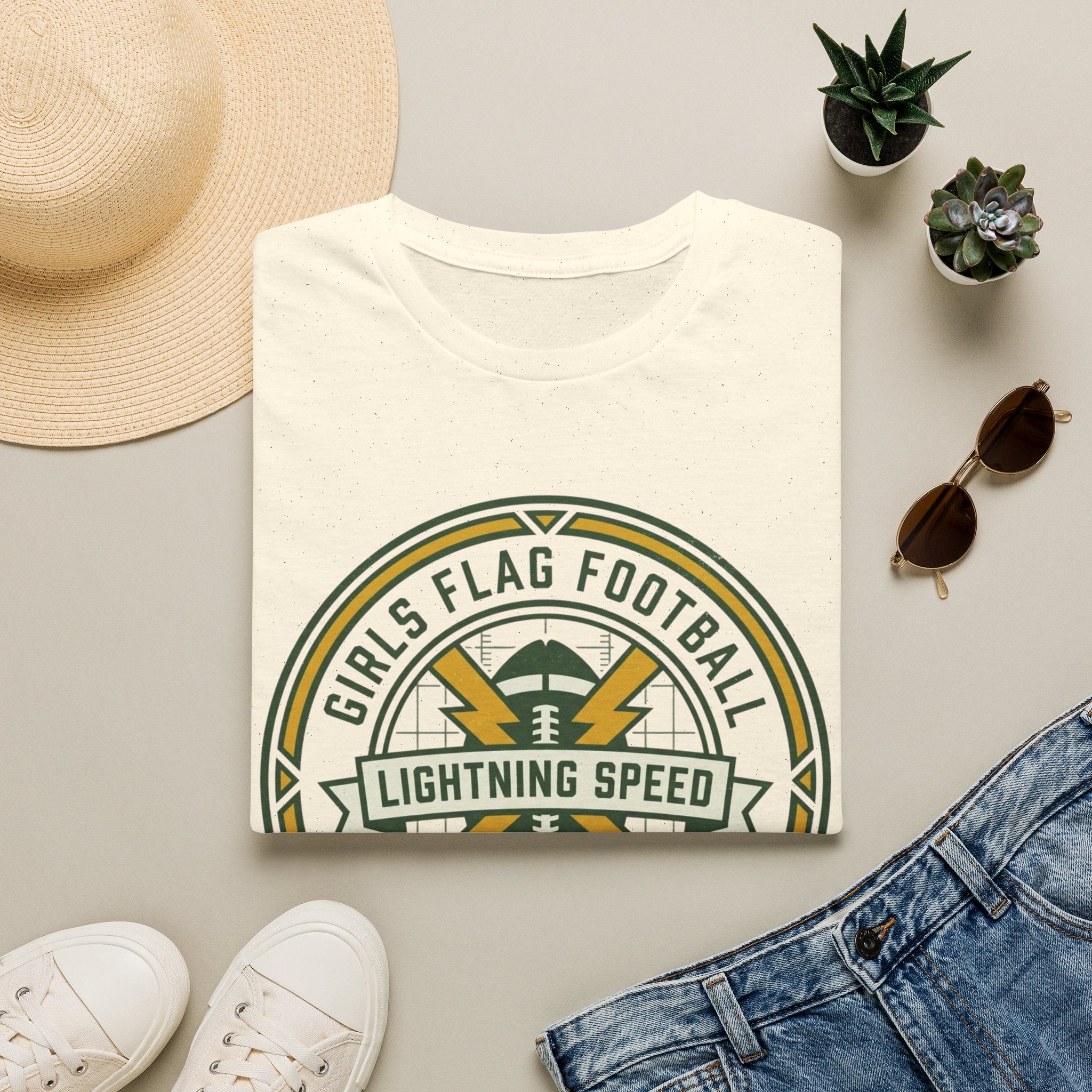 Girls Flag Football T-Shirt
