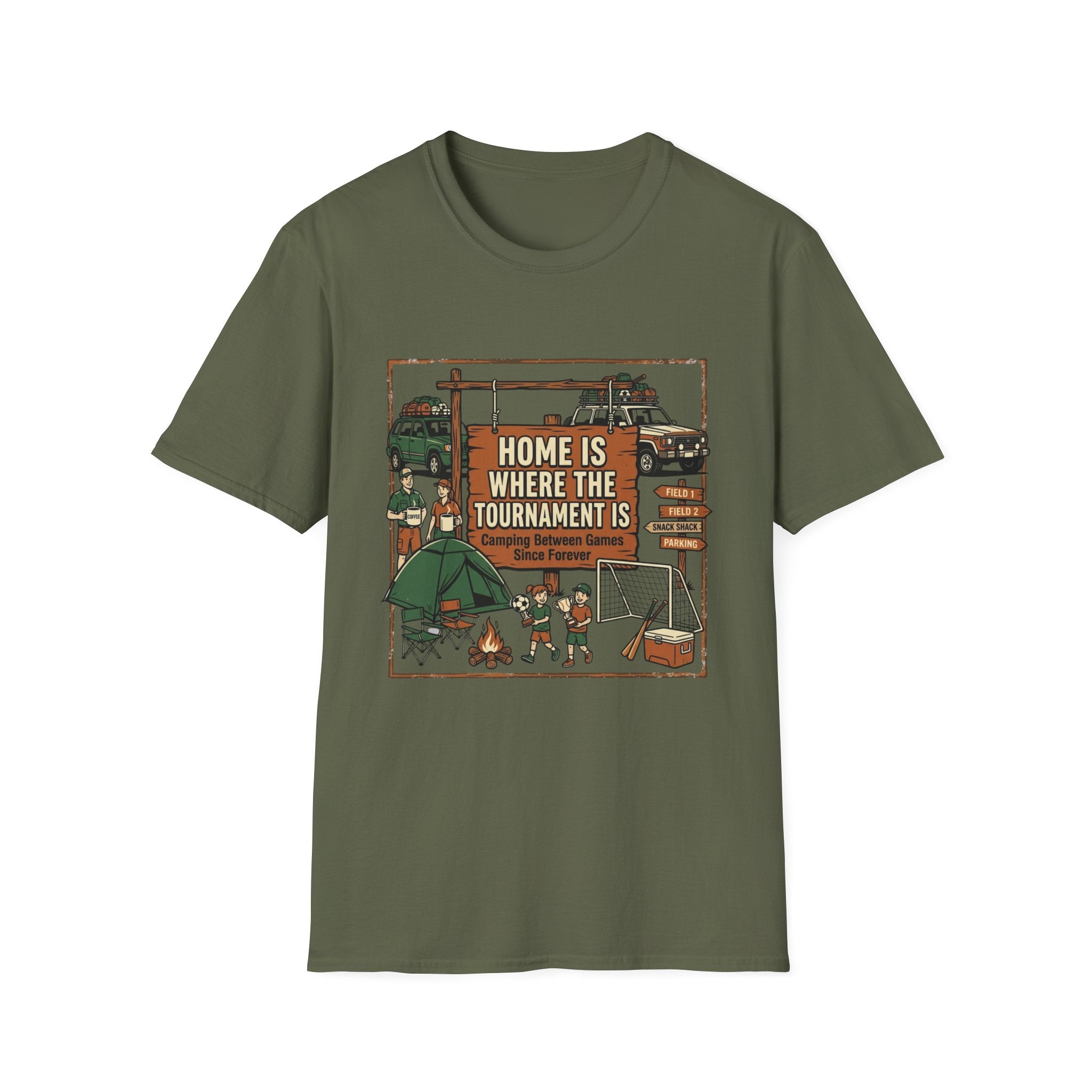 Home Is Where The Tournament Is Fishing T-Shirt