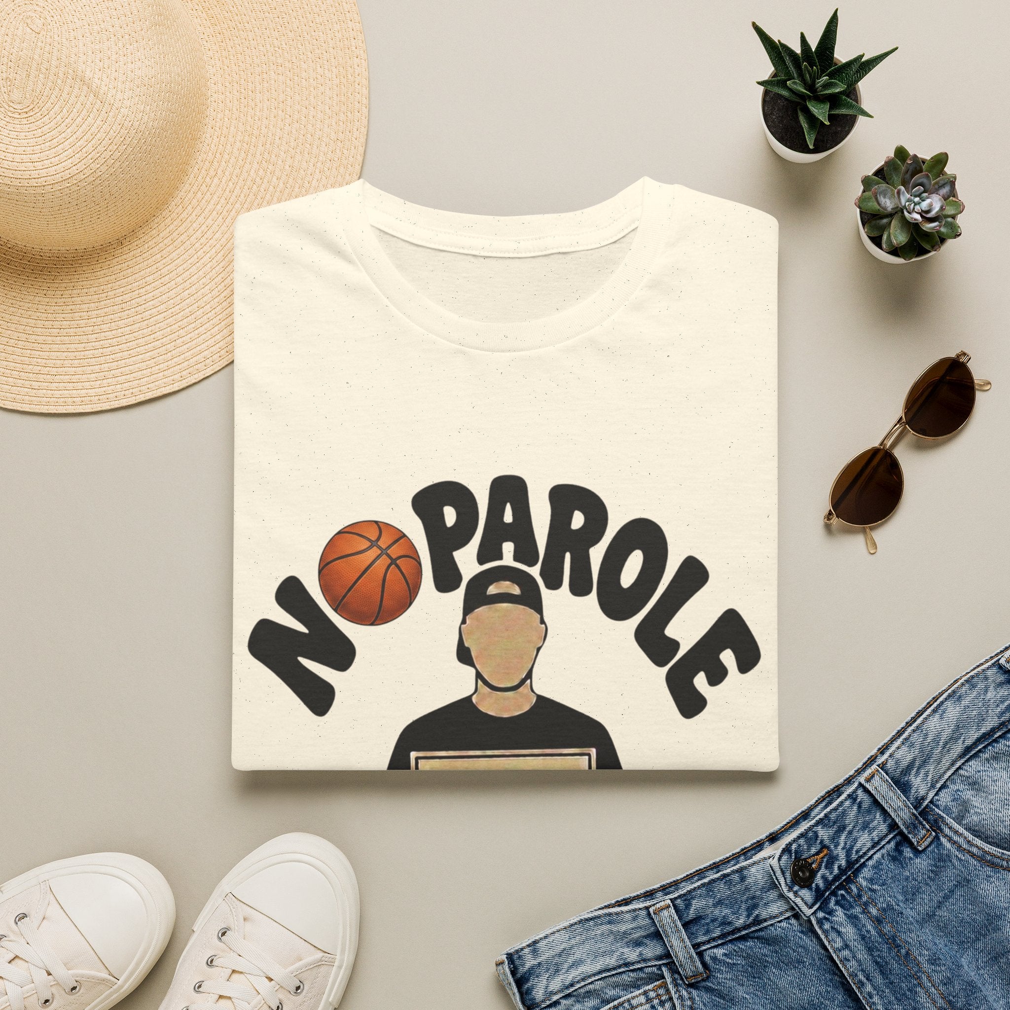 No Parole Basketball T‑Shirt