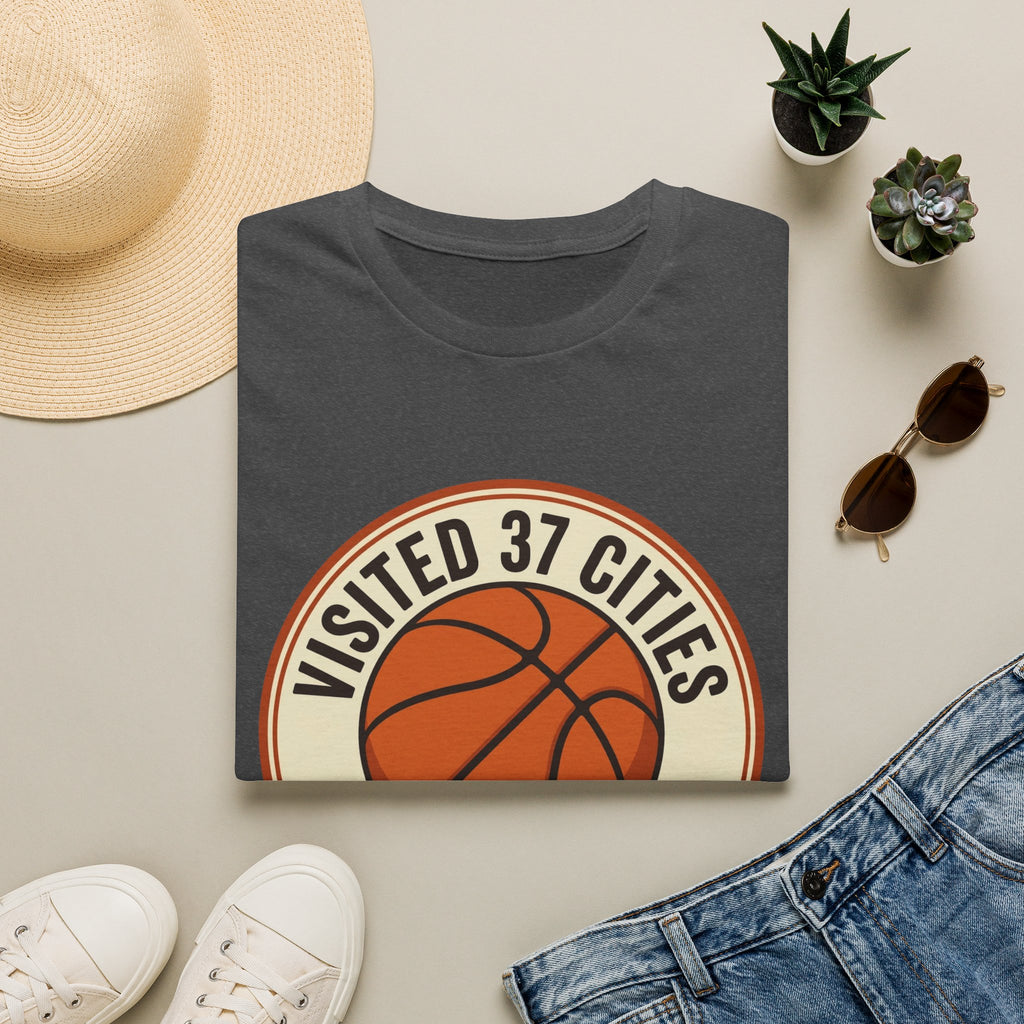 Visited 37 Cities, Basketball T-Shirt
