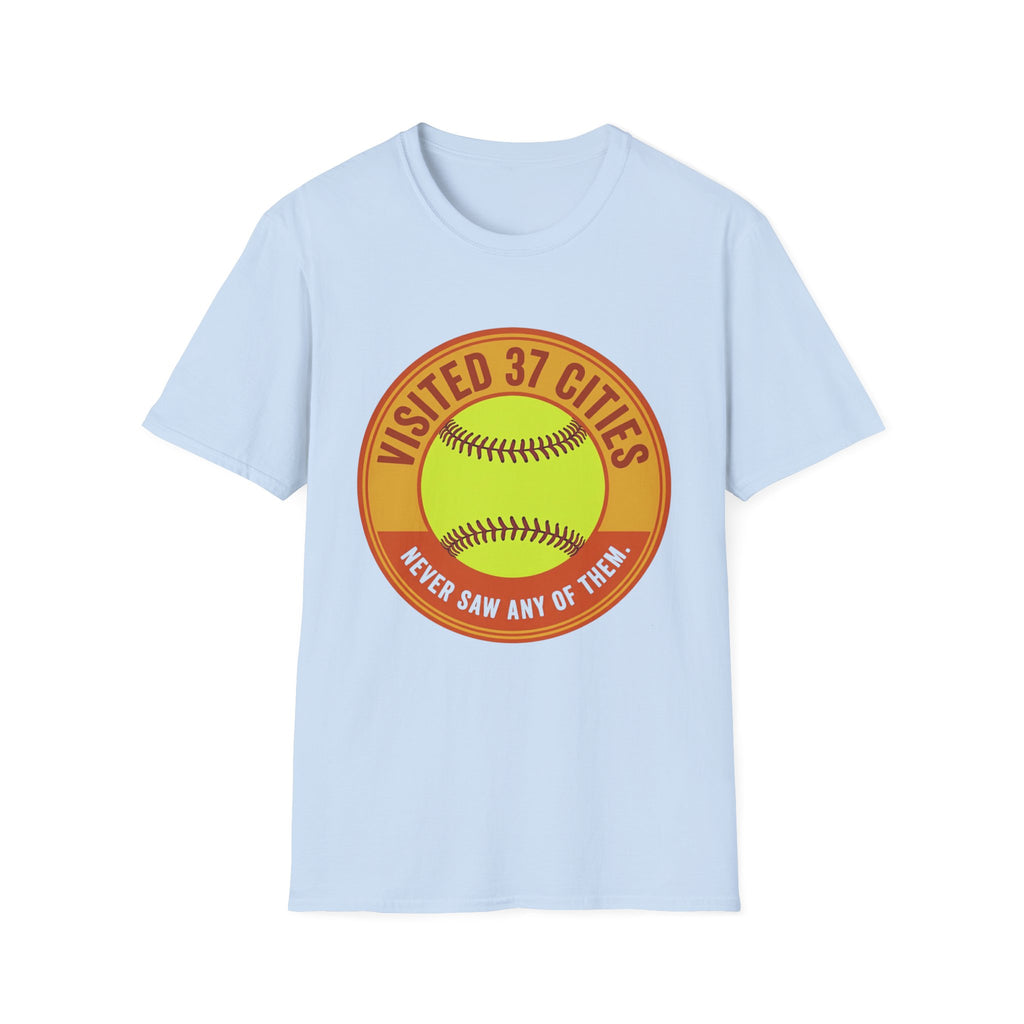 Visited 37 Cities Baseball T-Shirt