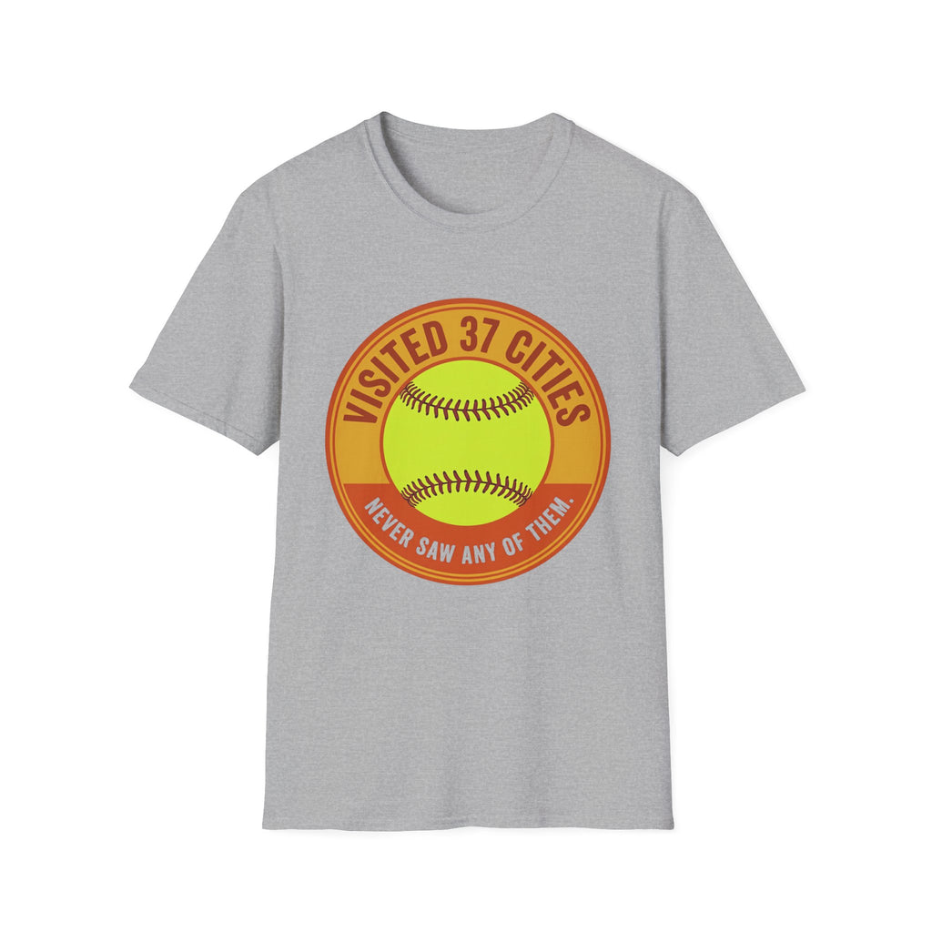 Visited 37 Cities Baseball T-Shirt