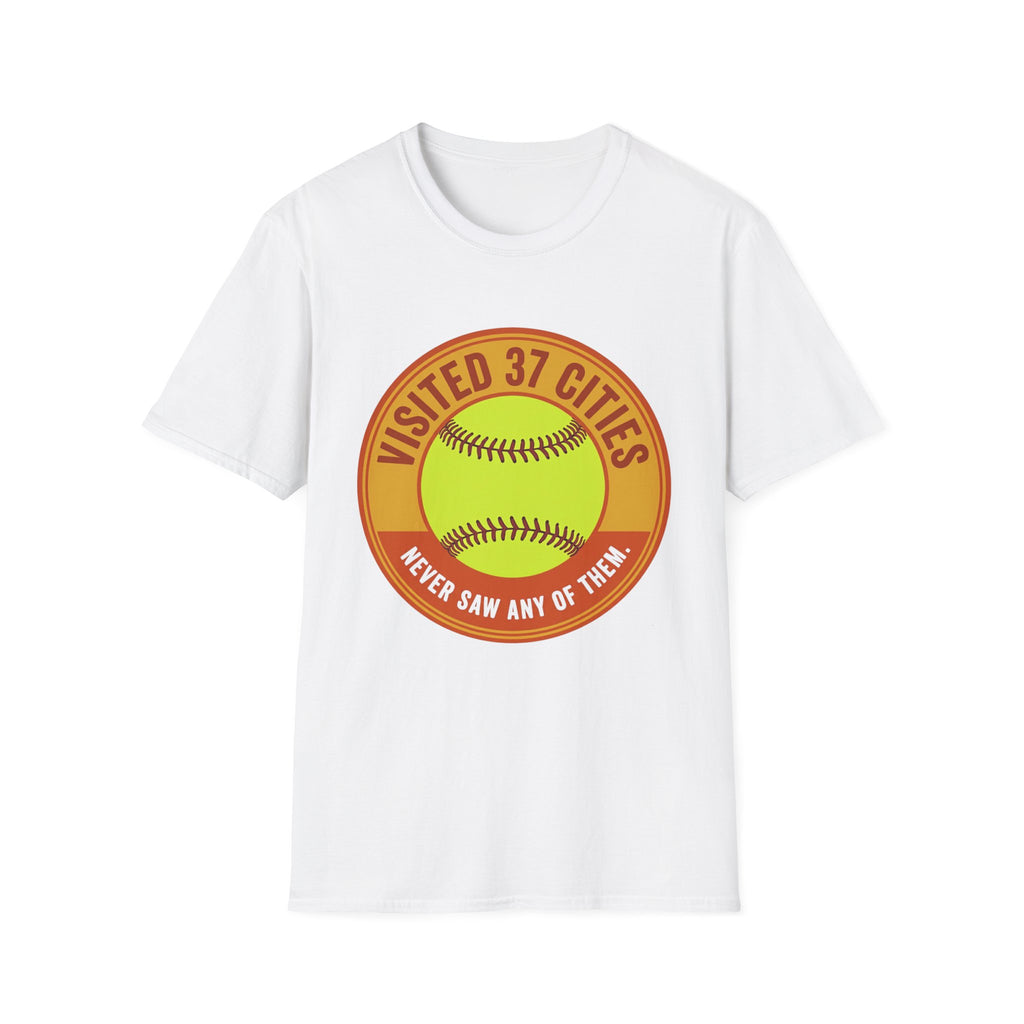Visited 37 Cities Baseball T-Shirt