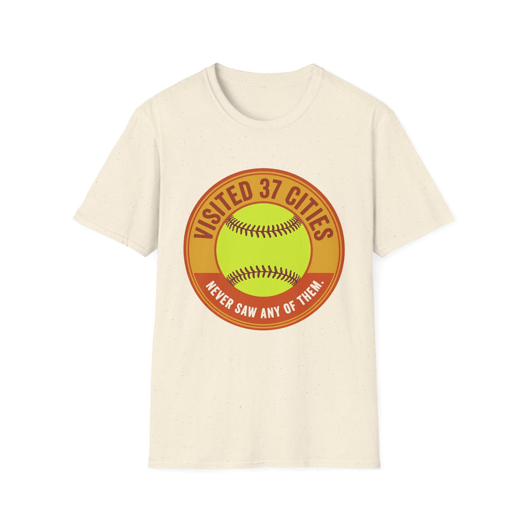 Visited 37 Cities Baseball T-Shirt
