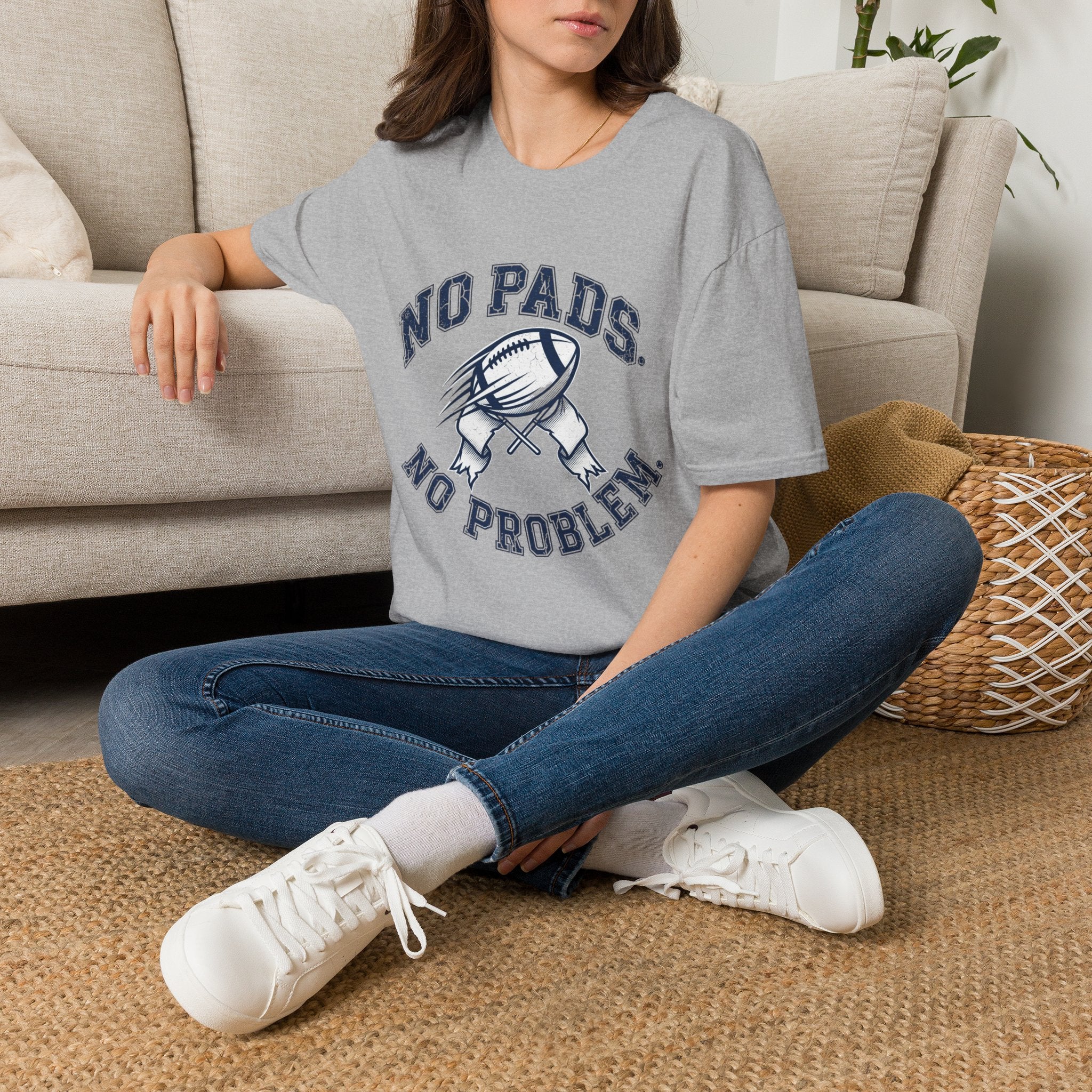 No Pads No Problem Football T-Shirt
