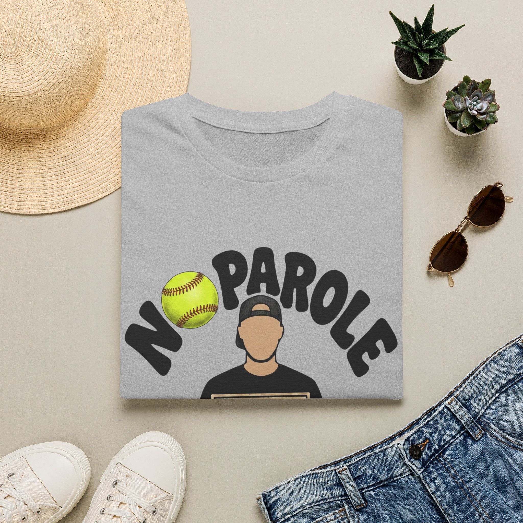 No Parole Softball T-Shirt