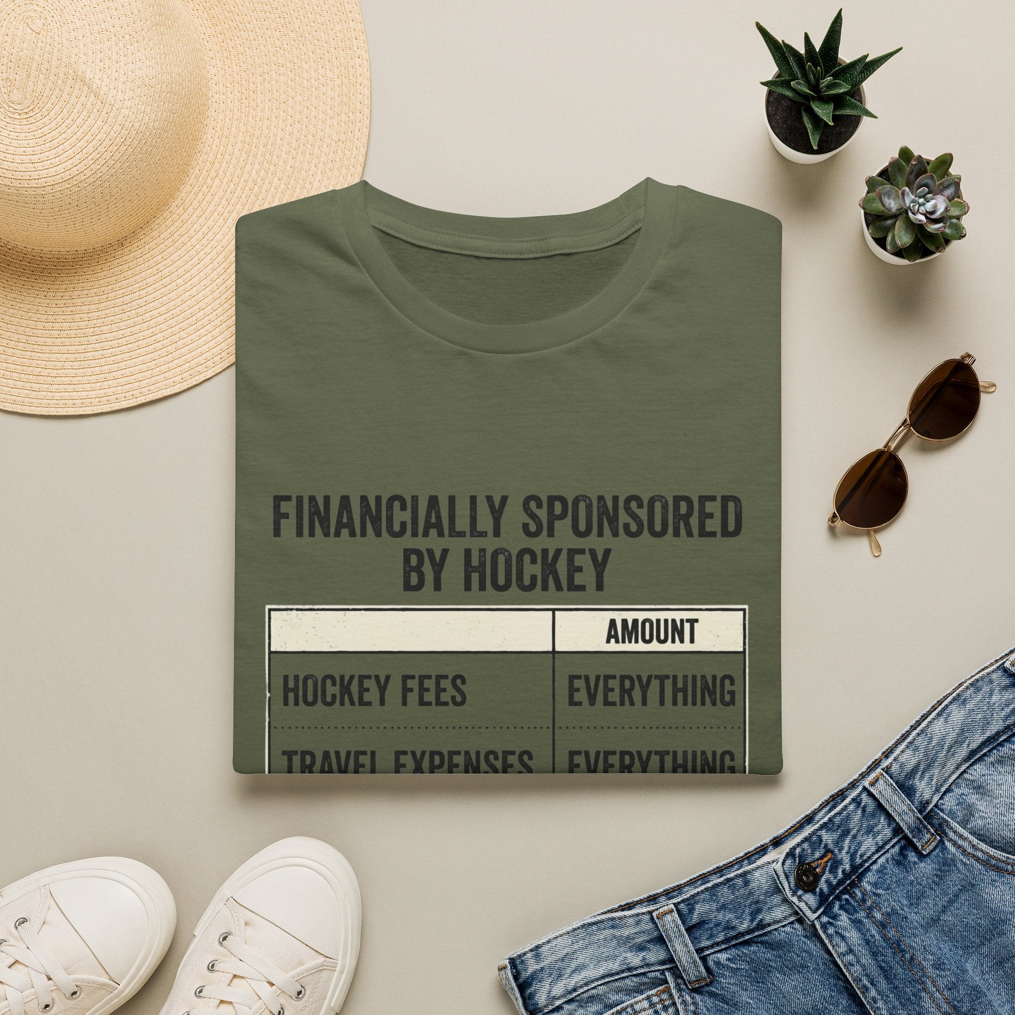 Financially Sponsored by Hockey T‑Shirt