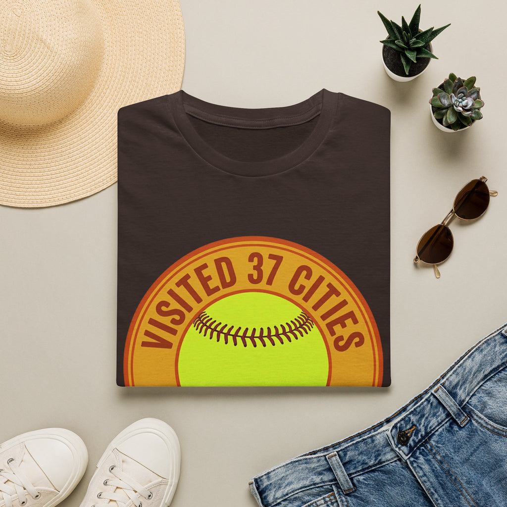 Visited 37 Cities Baseball T-Shirt