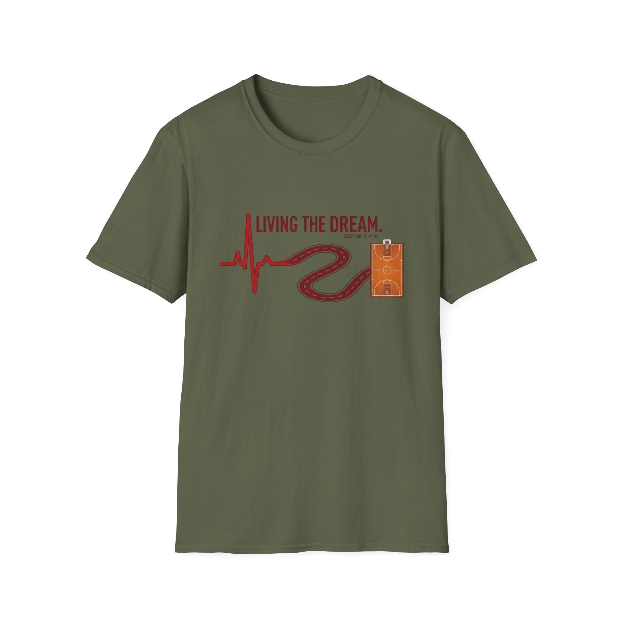 "Living the Dream" Basketball T-Shirt