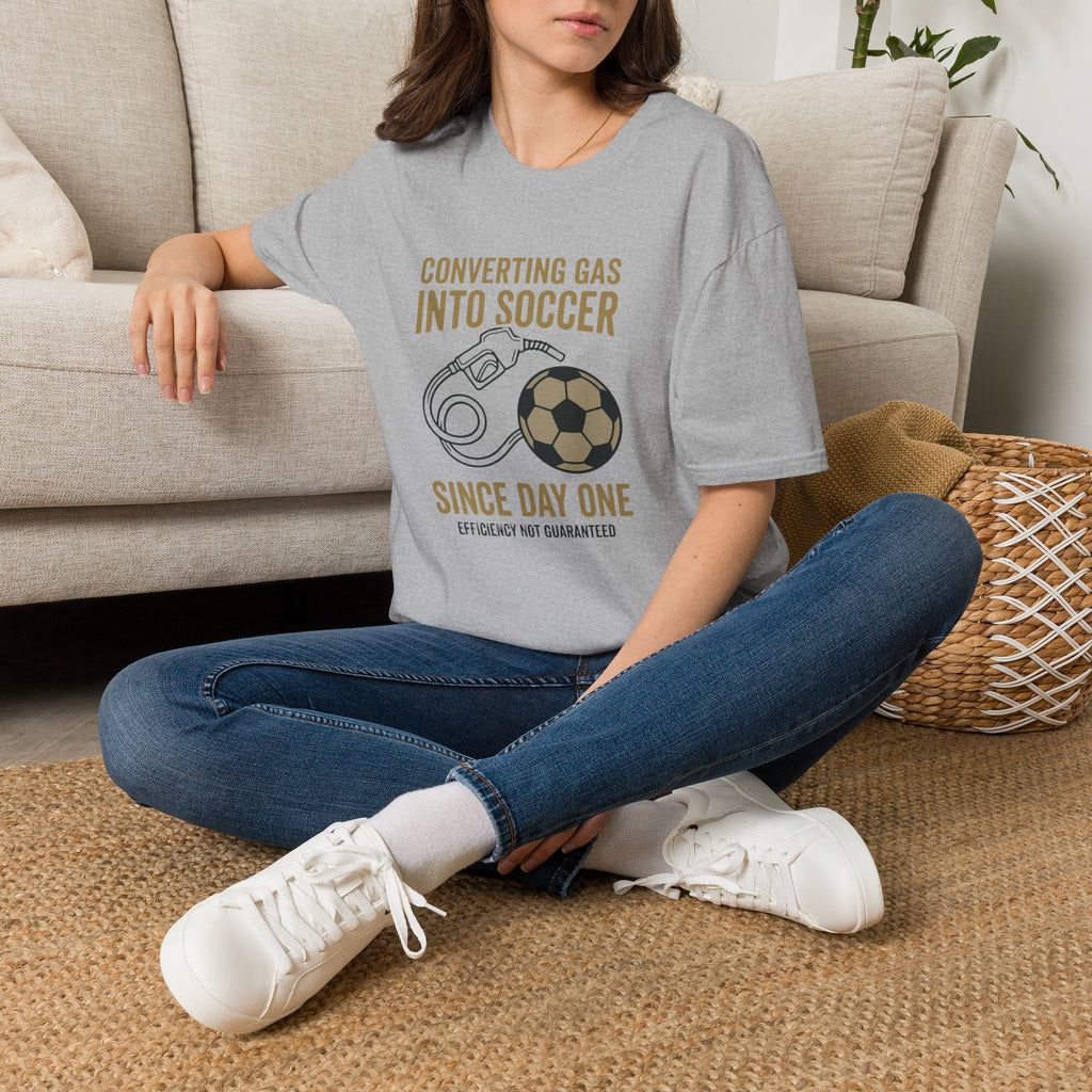 Converting Gas Into Soccer T-Shirt