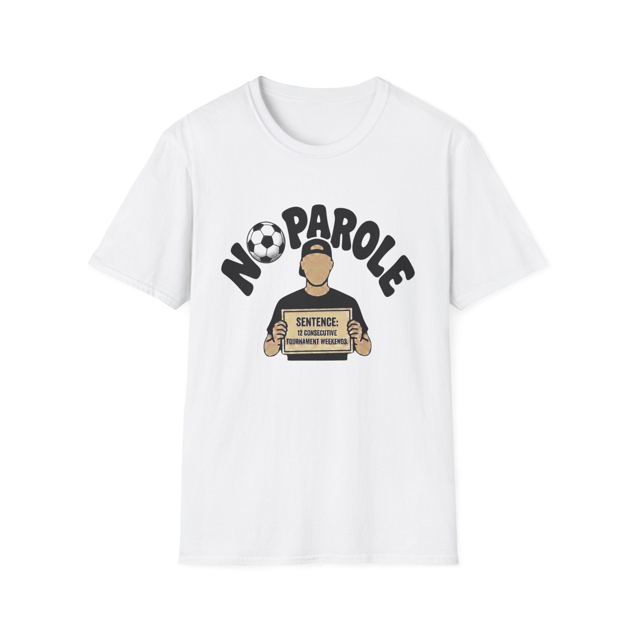 No Parole Soccer T‑Shirt