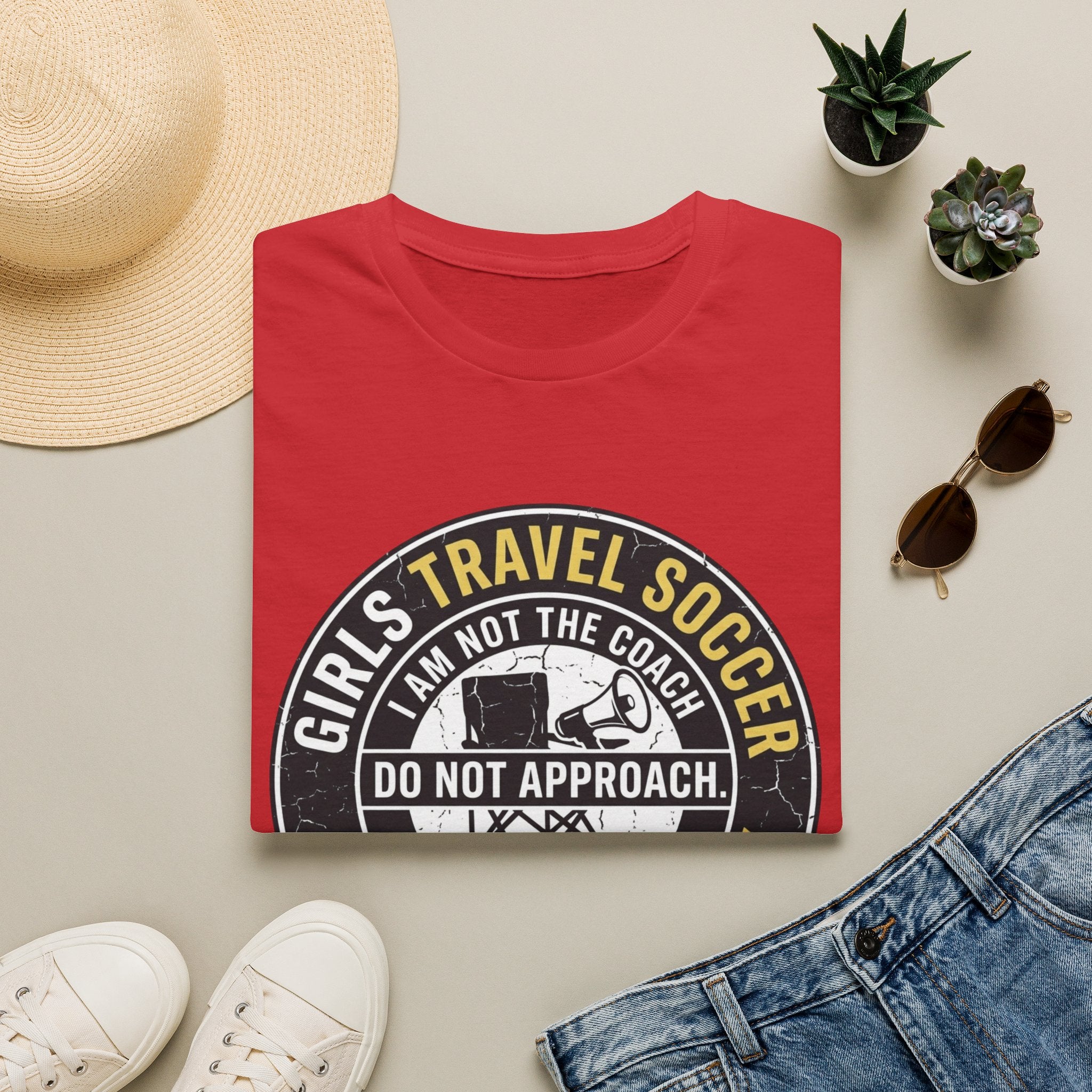 Girls Travel Soccer T-Shirt