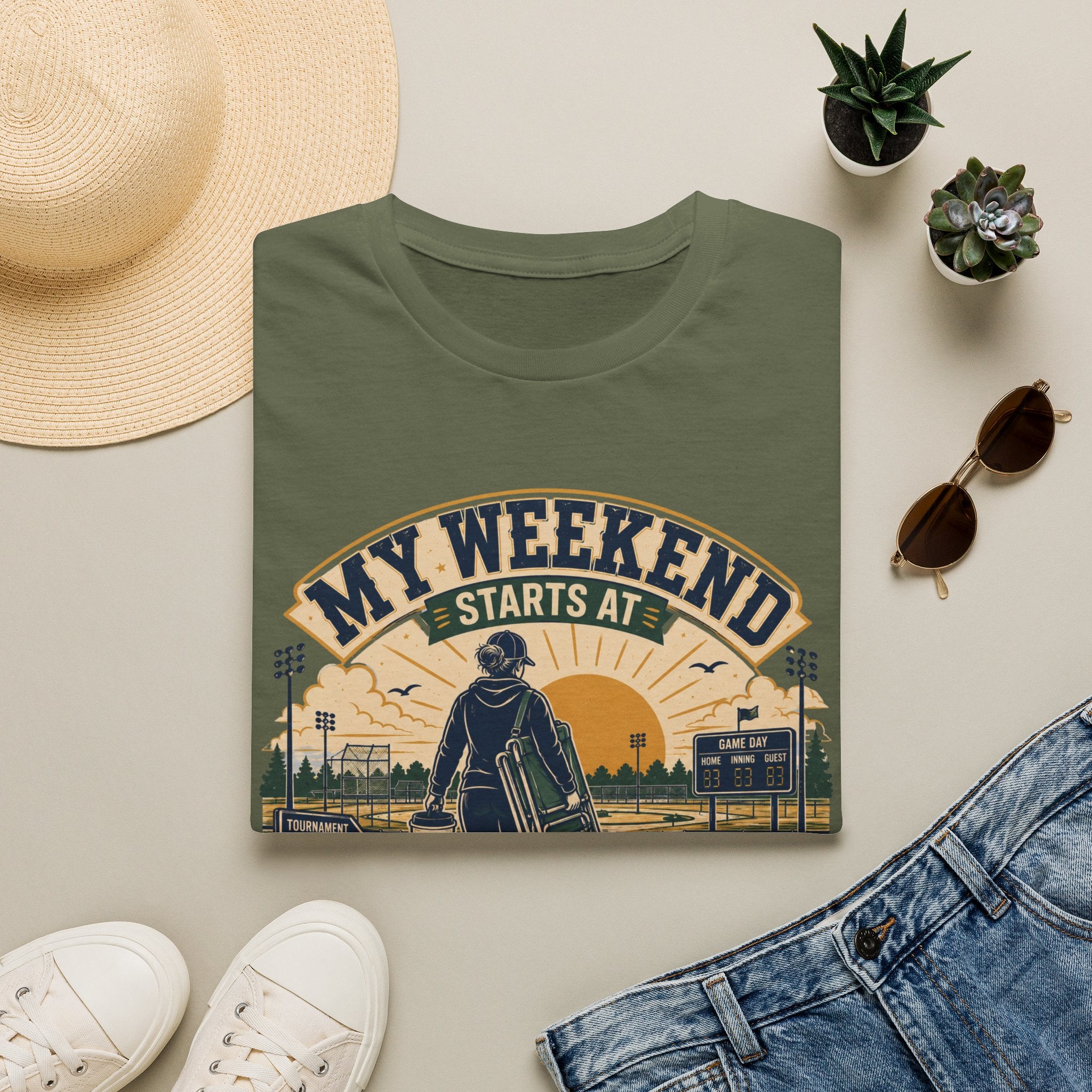 My Weekend Starts At 6am T-Shirt
