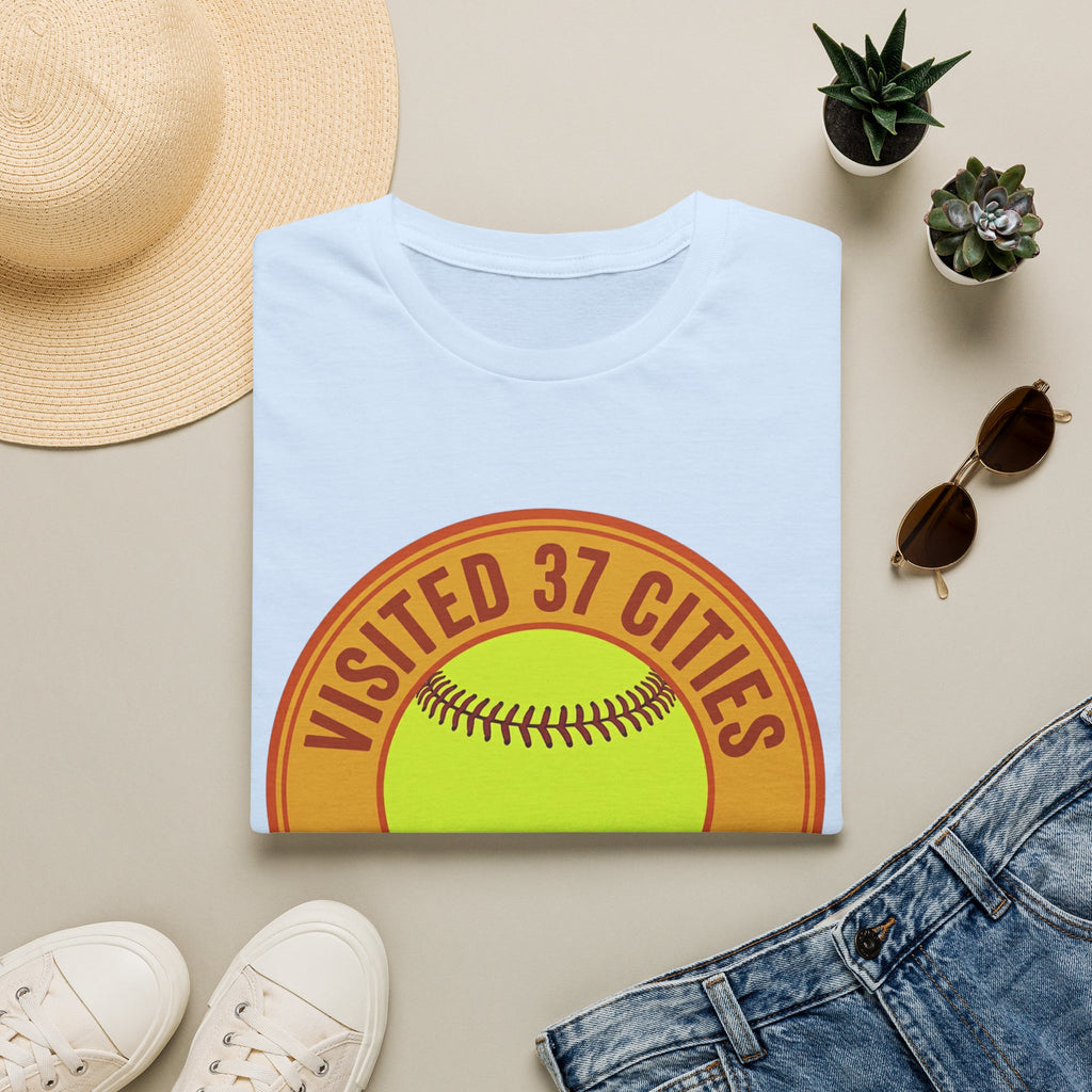 Visited 37 Cities Baseball T-Shirt