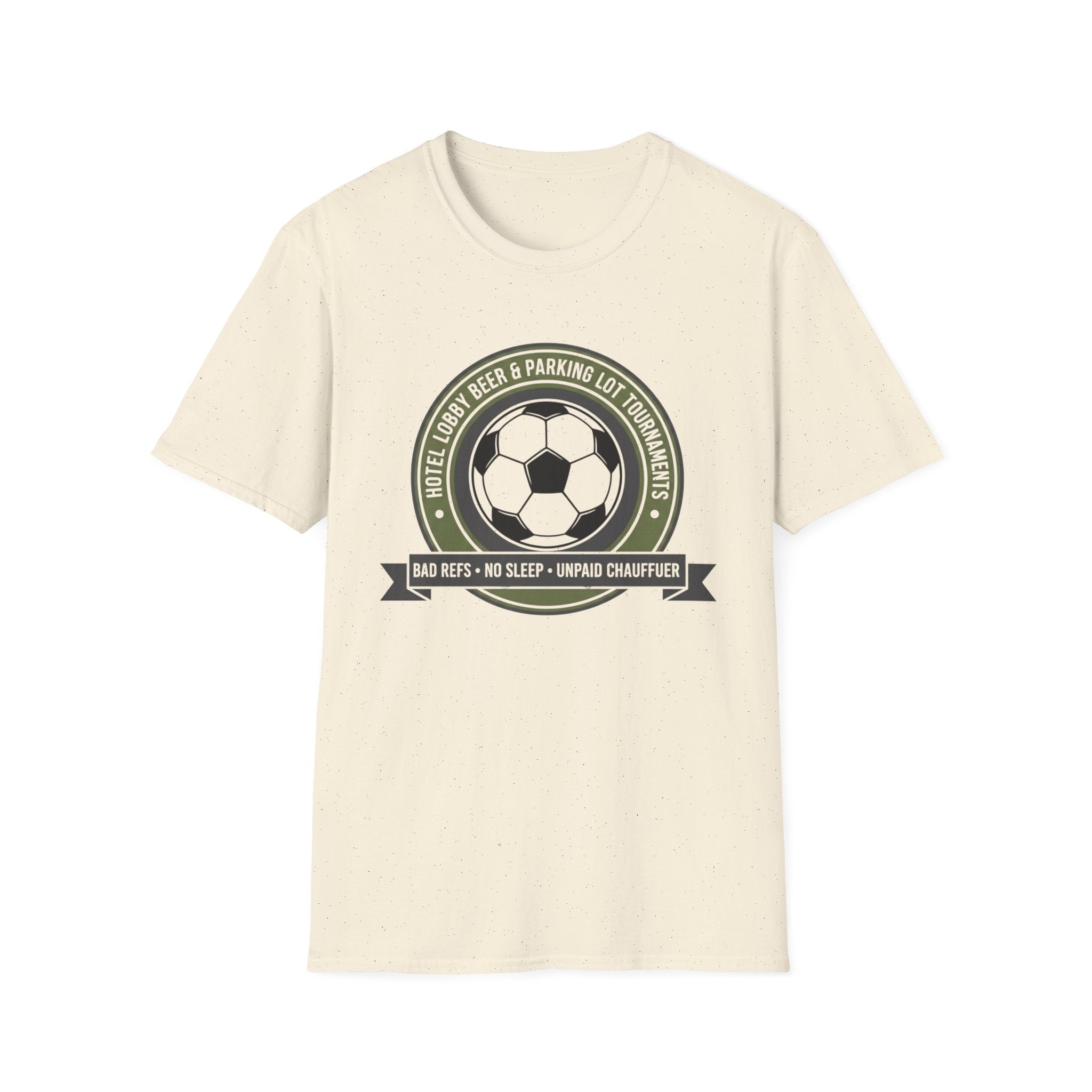 Hotel Lobby Beer & Parking Lot Tournaments Soccer T-Shirt