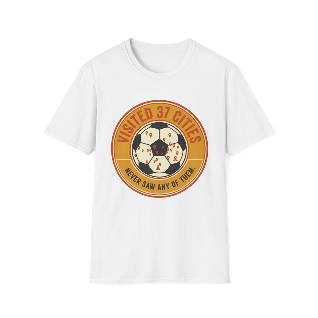 Visited 37 Cities Soccer T-Shirt