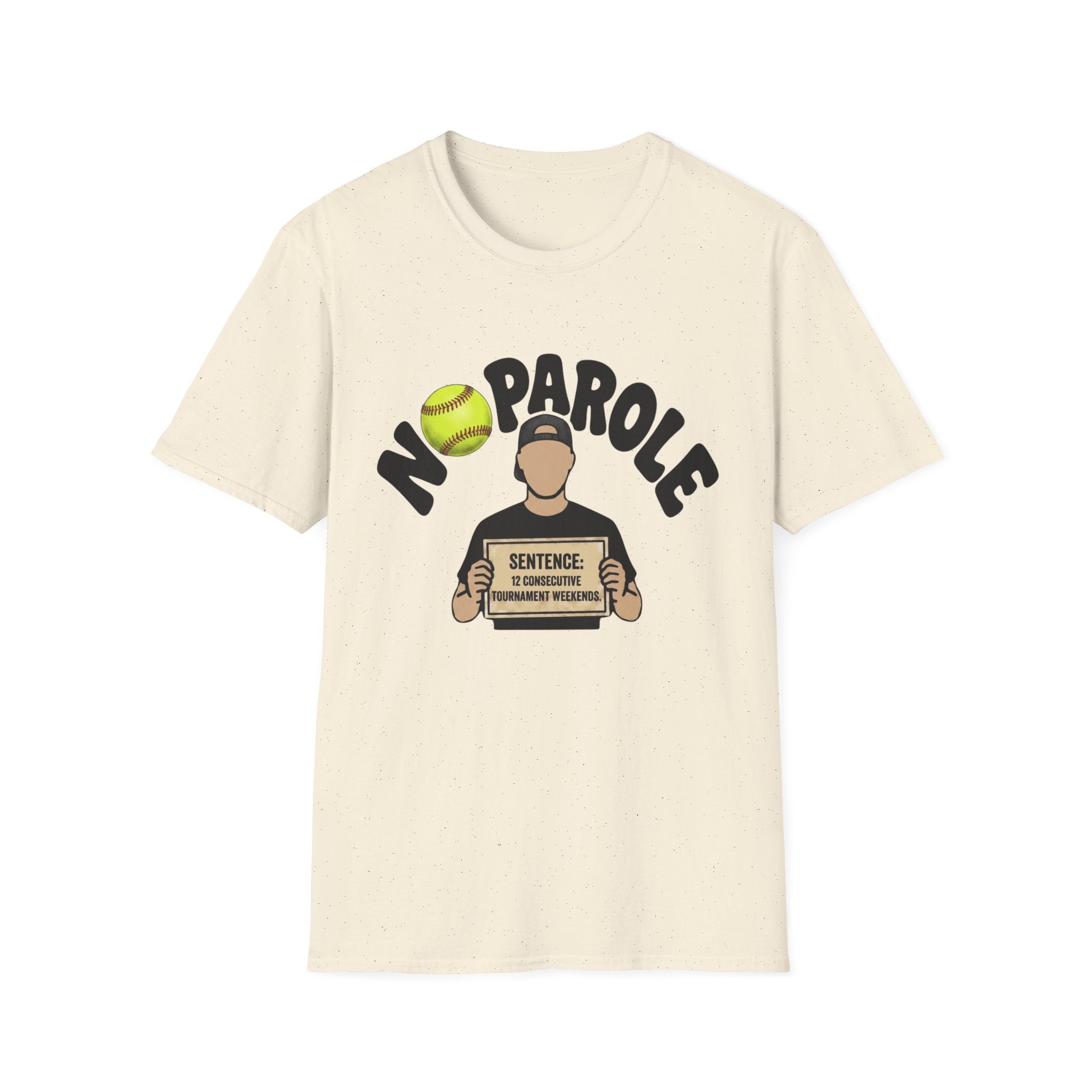No Parole Softball T-Shirt