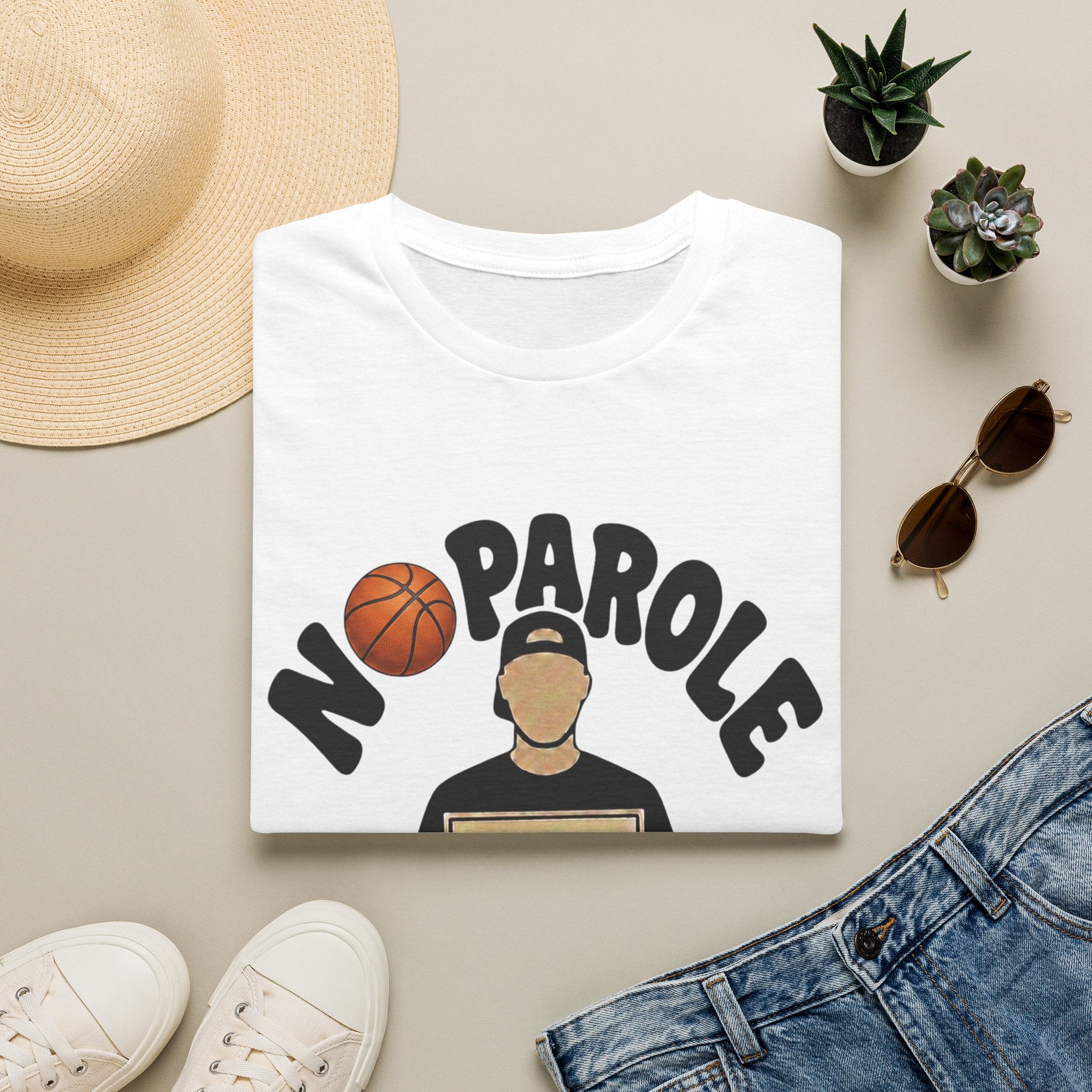 No Parole Basketball T‑Shirt