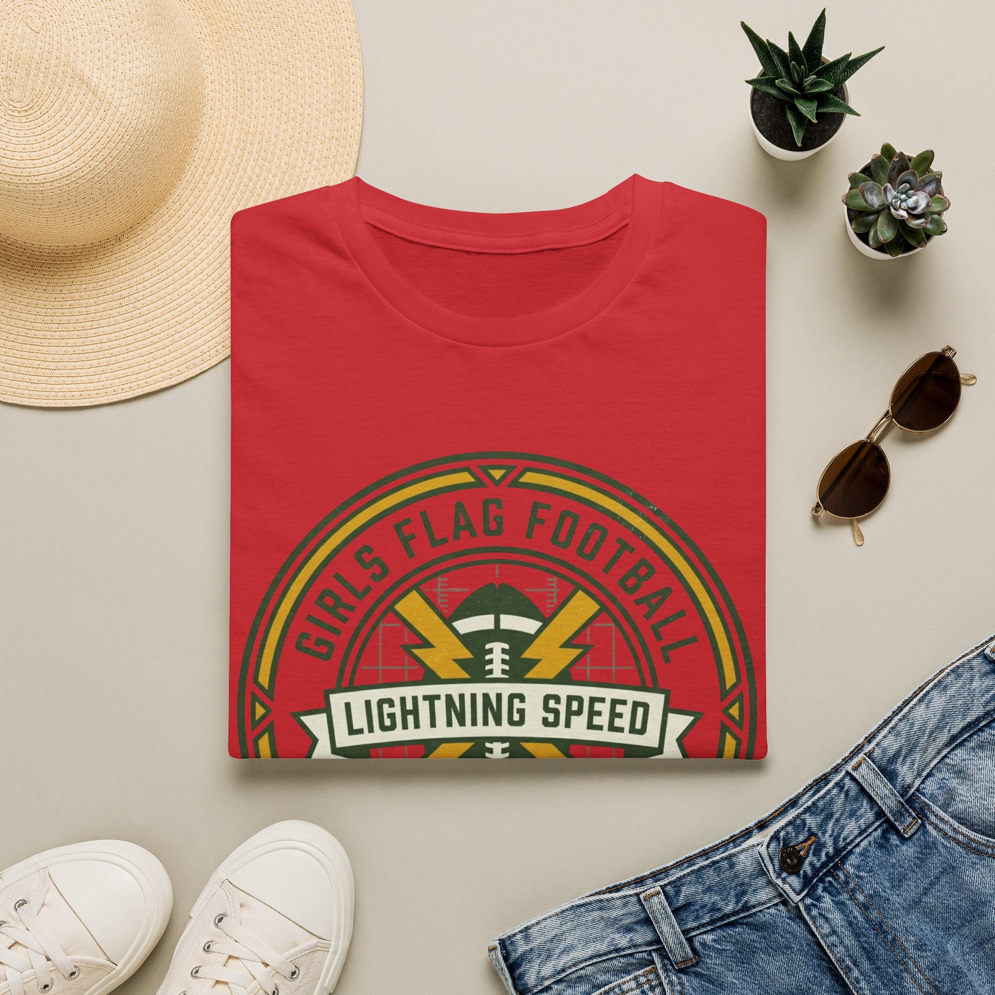 Girls Flag Football T-Shirt