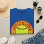 Visited 37 Cities Baseball T-Shirt