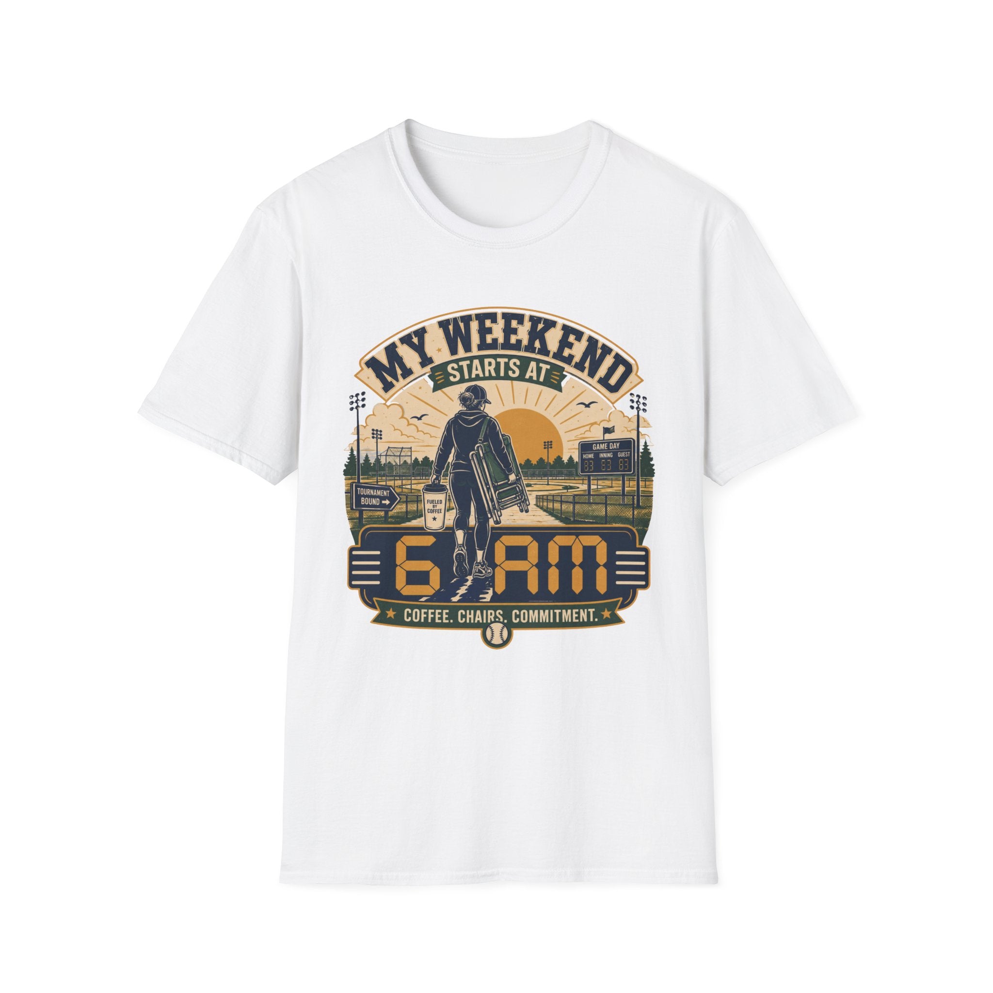 My Weekend Starts At 6am T-Shirt
