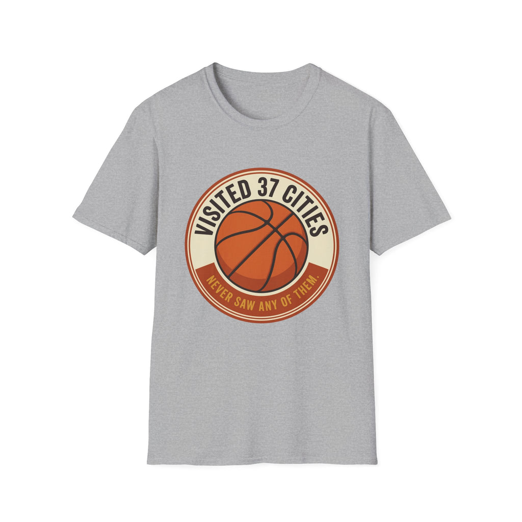 Visited 37 Cities, Basketball T-Shirt
