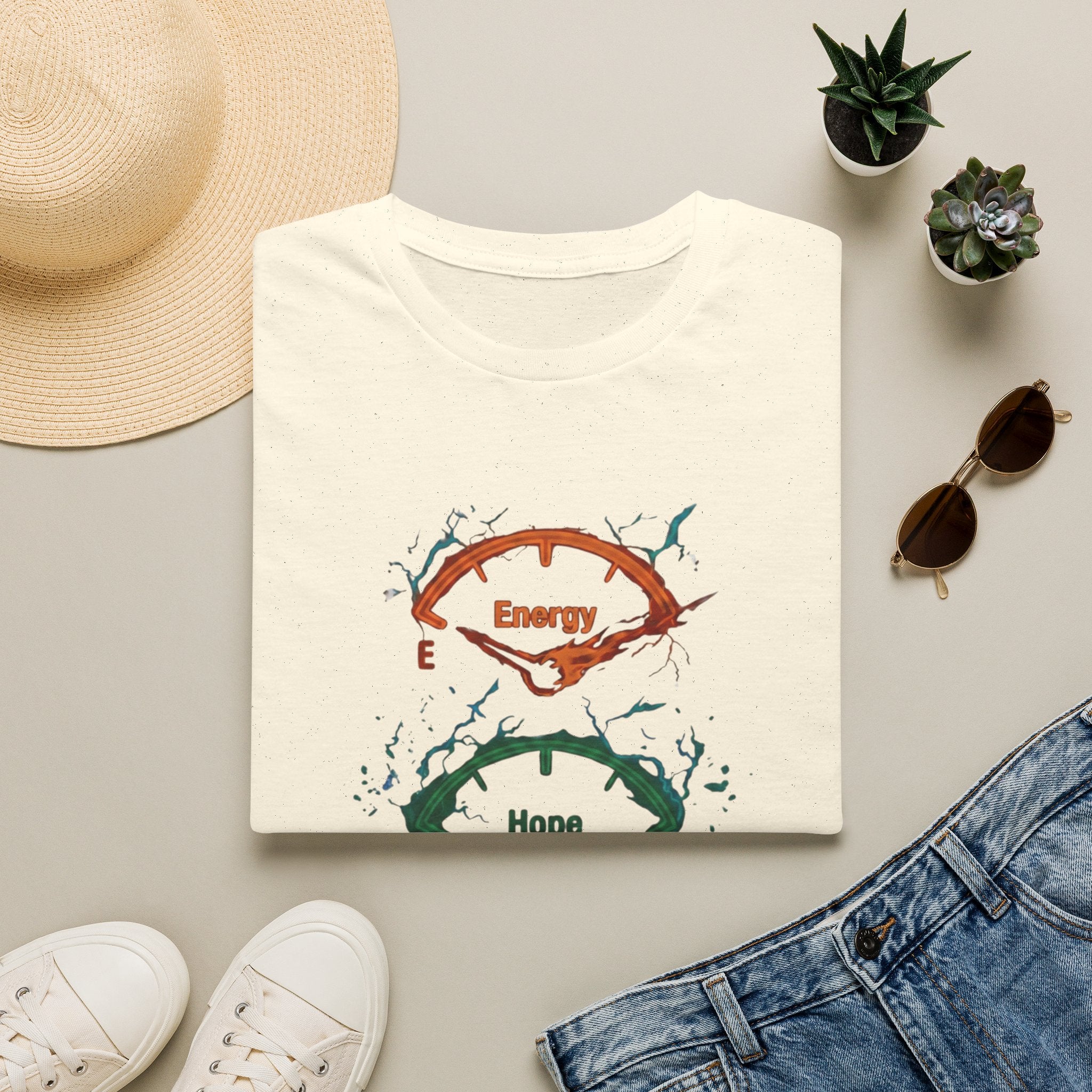 'Energy' & 'Hope' Football T-Shirt