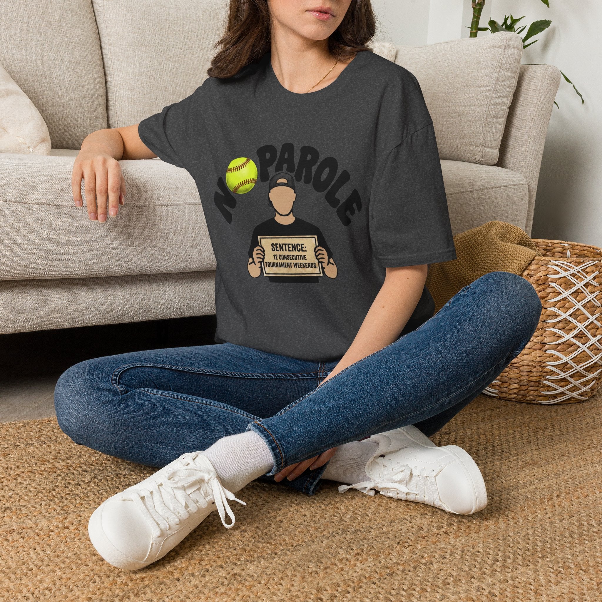 No Parole Softball T-Shirt