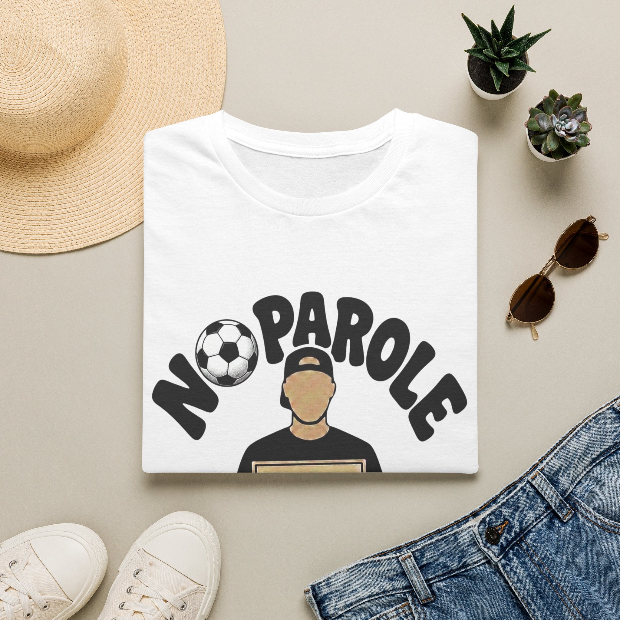 No Parole Soccer T‑Shirt