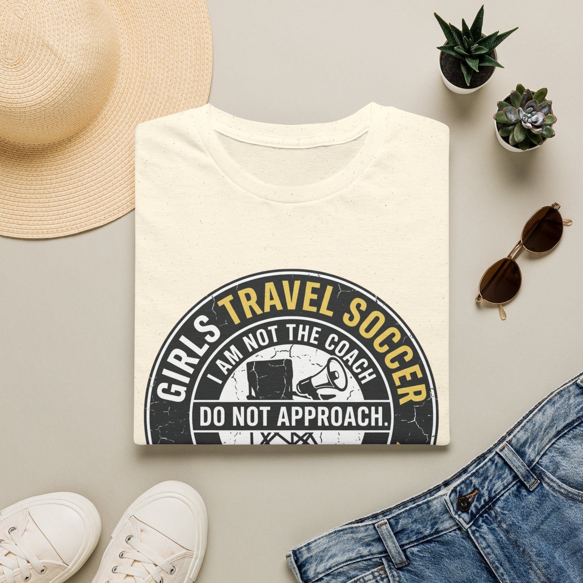 Girls Travel Soccer T-Shirt