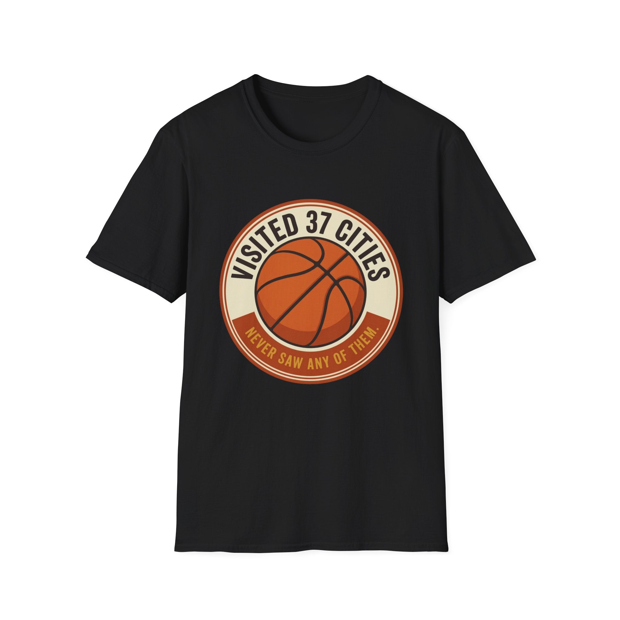 Visited 37 Cities, Basketball T-Shirt